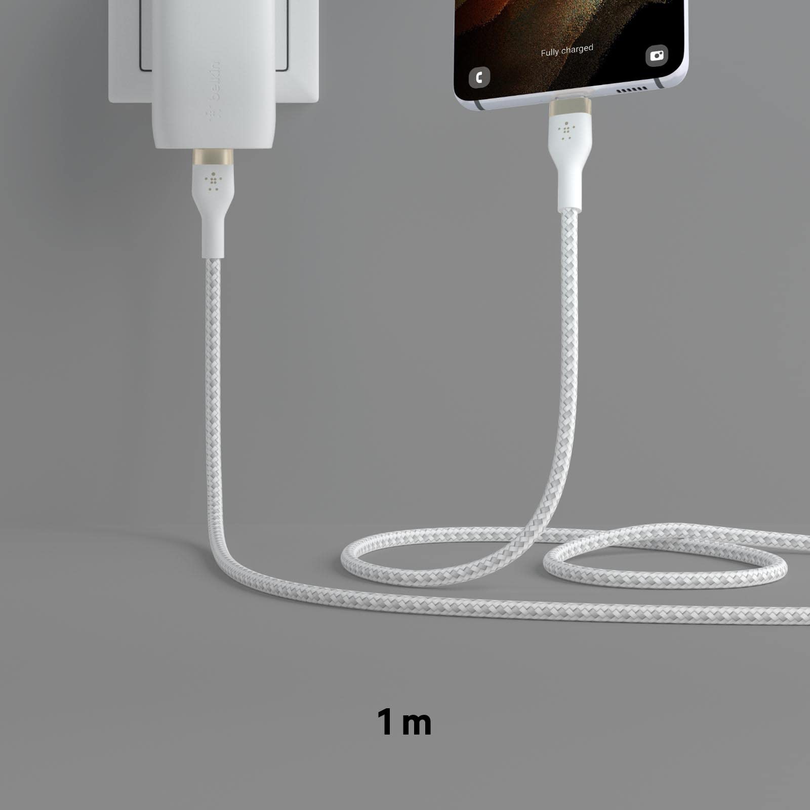 belkin-boostcharge-pro-flex-geflochtenes-usb-c-auf-usb-c-ladekabel-1m-usb-if-zer image 2