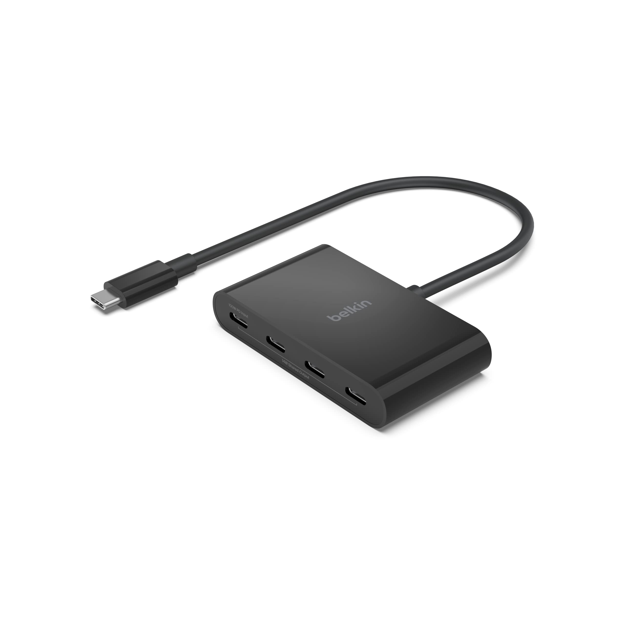 belkin-connect-usb-c-auf-4-port-usb-c-hub-10-gbit-s-100-w-pd-schwarz image 1