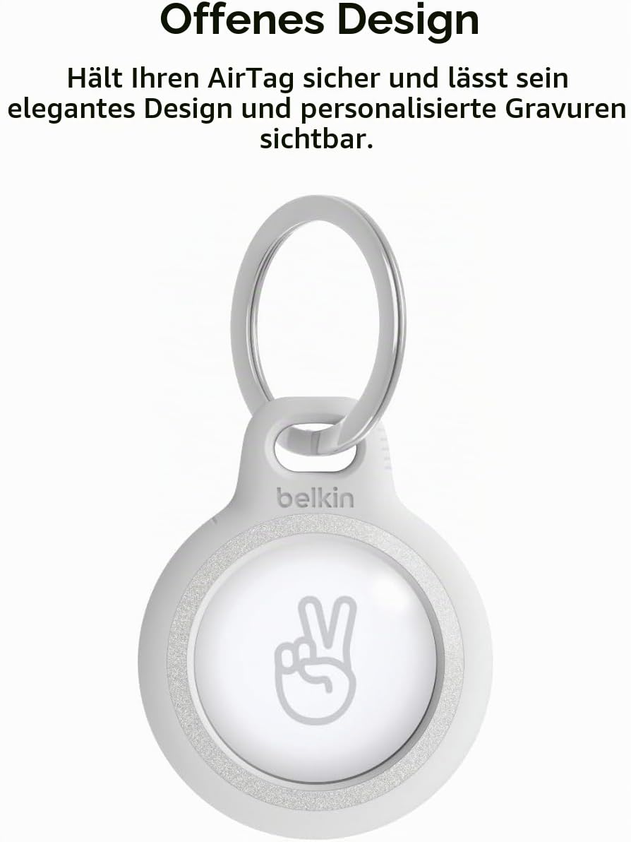 belkin-airtag-anh-nger-secure-holder-mit-drehverschluss-4er-pack-robust-kratzfes image 5