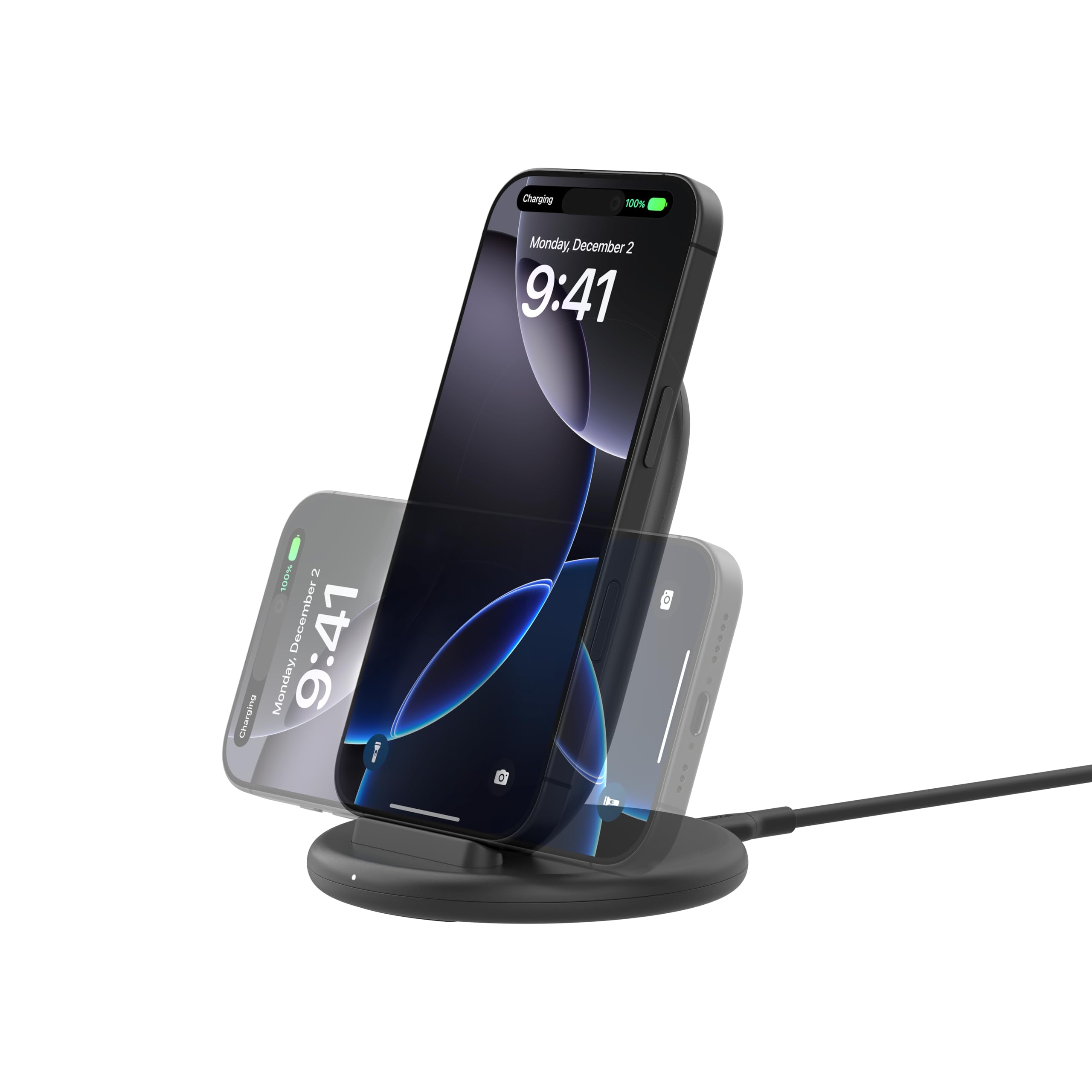 belkin-boostcharge-qi-wireless-charger-mit-20-w-netzteil-schwarz image 2