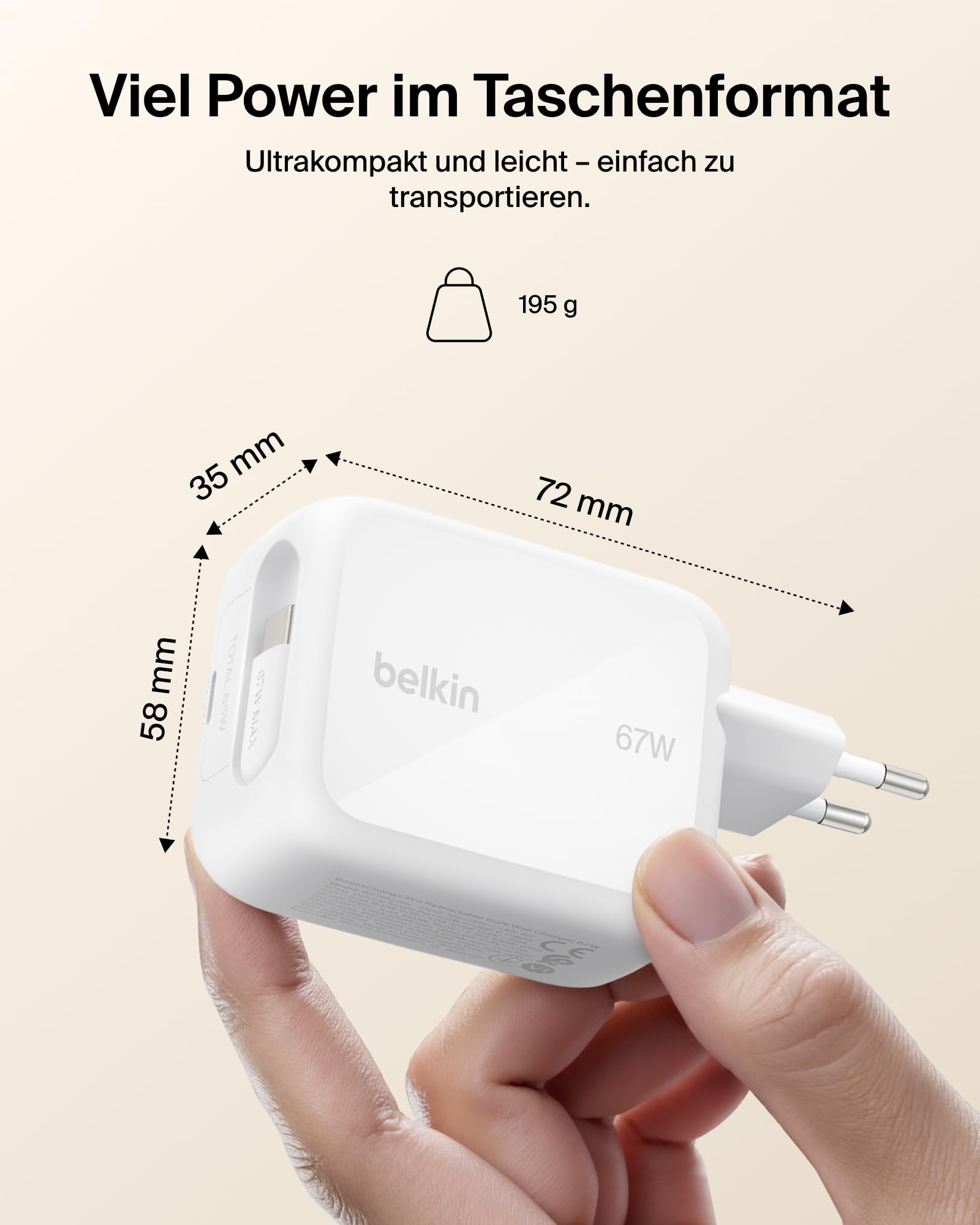 belkin-67w-gan-usb-c-ladeger-t-mit-einziehbarem-1m-kabel-und-usb-c-anschluss image 6