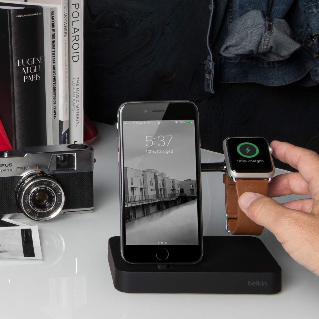 belkin-valet-ladestation-f-r-apple-watch-und-iphone-mit-lightning-connector-schw image 4