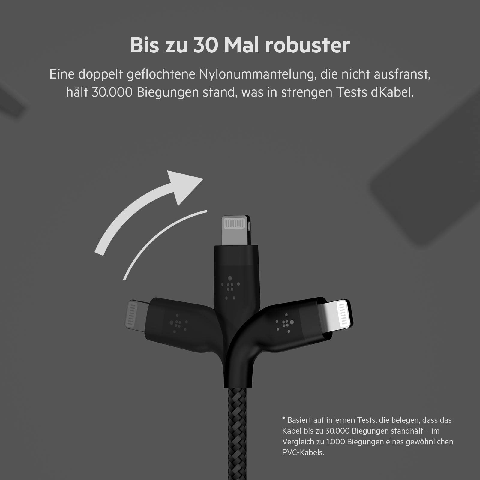 belkin-boostcharge-pro-flex-geflochtenes-usb-c-auf-lightning-kabel-2m-mfi-zertif image 3