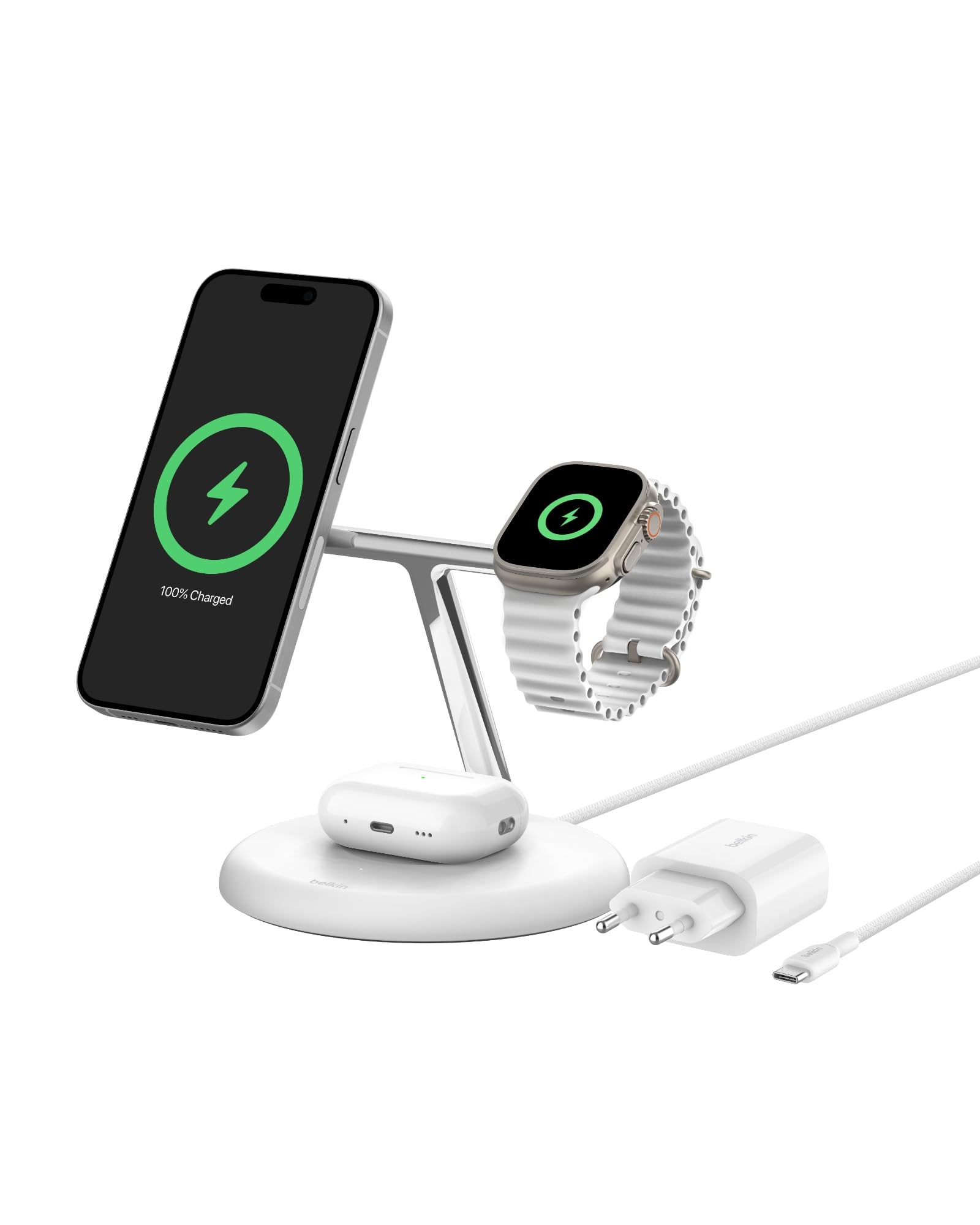 belkin-boostcharge-pro-kabellose-3-in-1-ladestation-mit-qi2-15w-magsafe-kompatib image 2