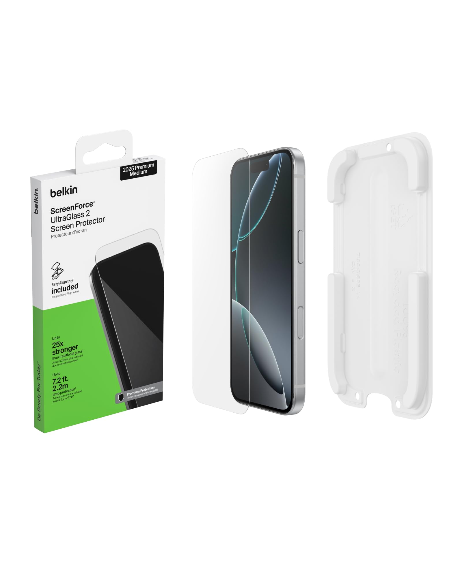 belkin-screenforce-ultraglass-2-schutzfolie-f-r-iphone-17-pro-kratzfest-9h-h-rte image 1