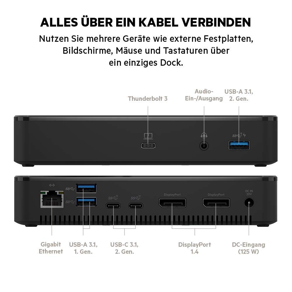 belkin-thunderbolt-3-dock-plus-dockingstation-mit-2x-usb-c-2x-displayport-usb-a image 2