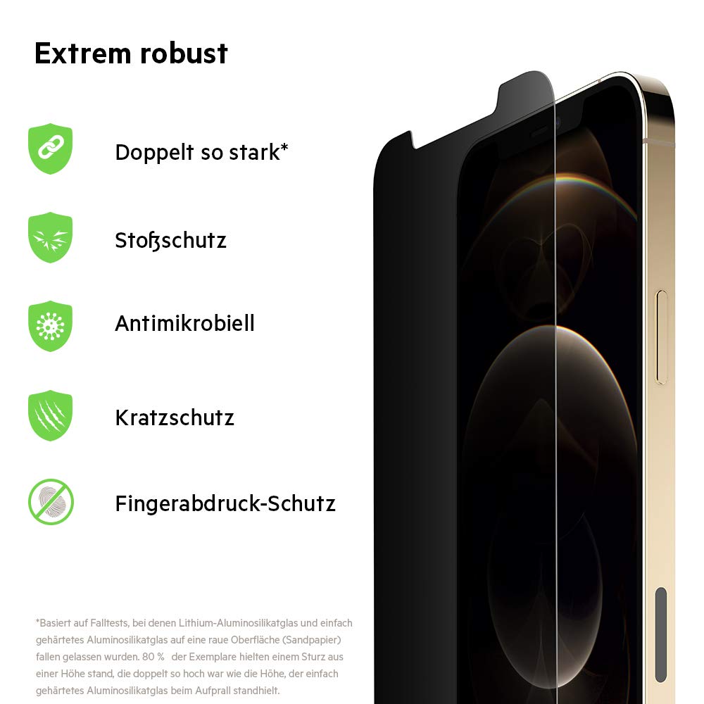 belkin-ultraglass-displayschutz-f-r-iphone-12-pro-max-antimikrobiell-mit-sichtsc image 3