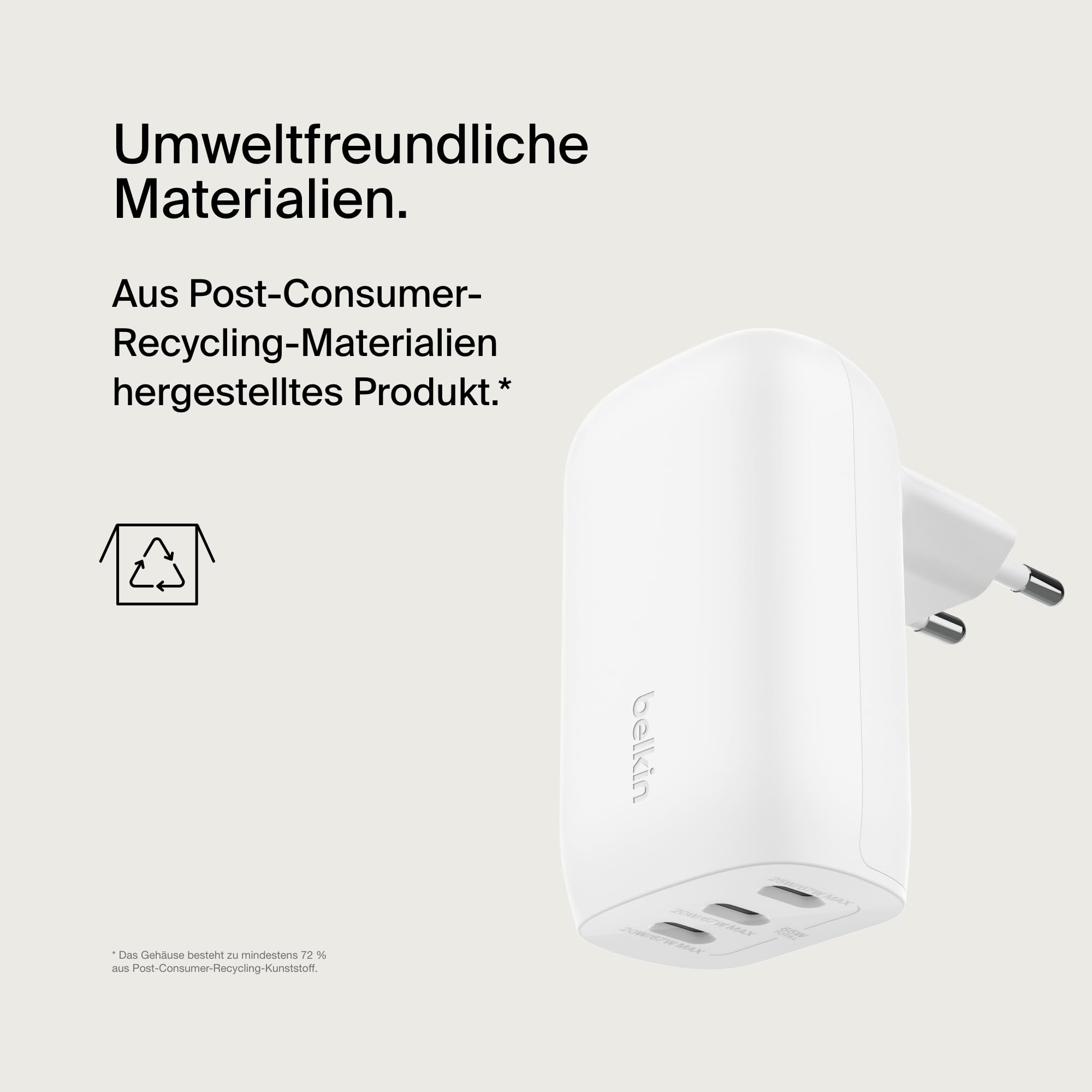 belkin-boostcharge-67w-usb-c-ladeger-t-mit-3-anschl-ssen-und-pps-wei image 8
