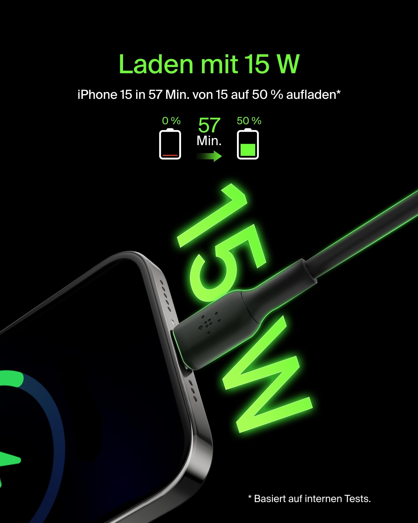 belkin-boostcharge-usb-c-auf-usb-a-ladekabel-15-cm-schwarz image 2