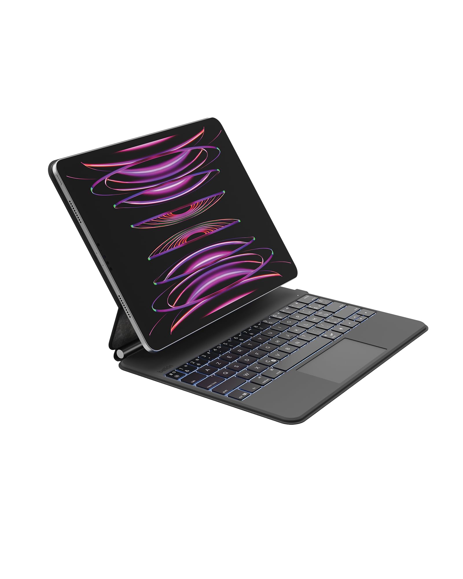 belkin-pro-ipad-tastaturh-lle-mit-magnetischem-st-nder-hintergrundbeleuchtung-az image 1