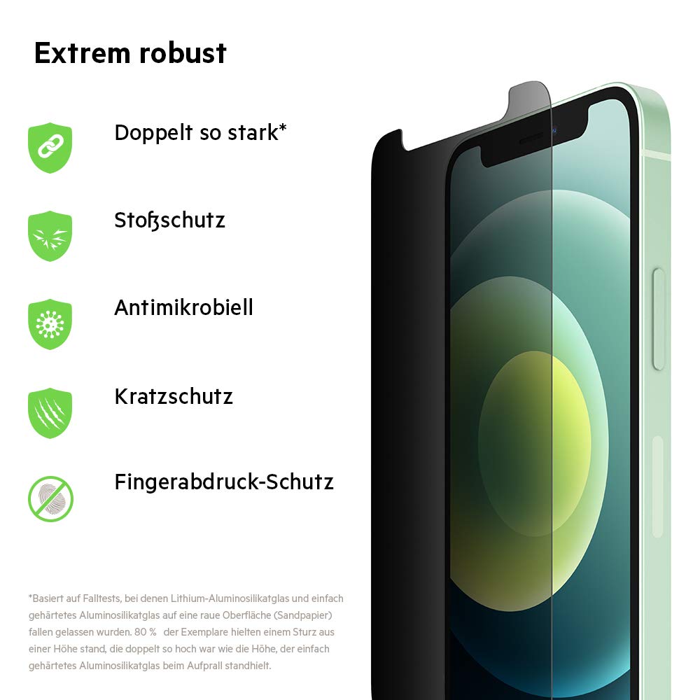 belkin-iphone-12-mini-displayschutz-ultraglass-antimikrobiell-mit-sichtschutz image 3