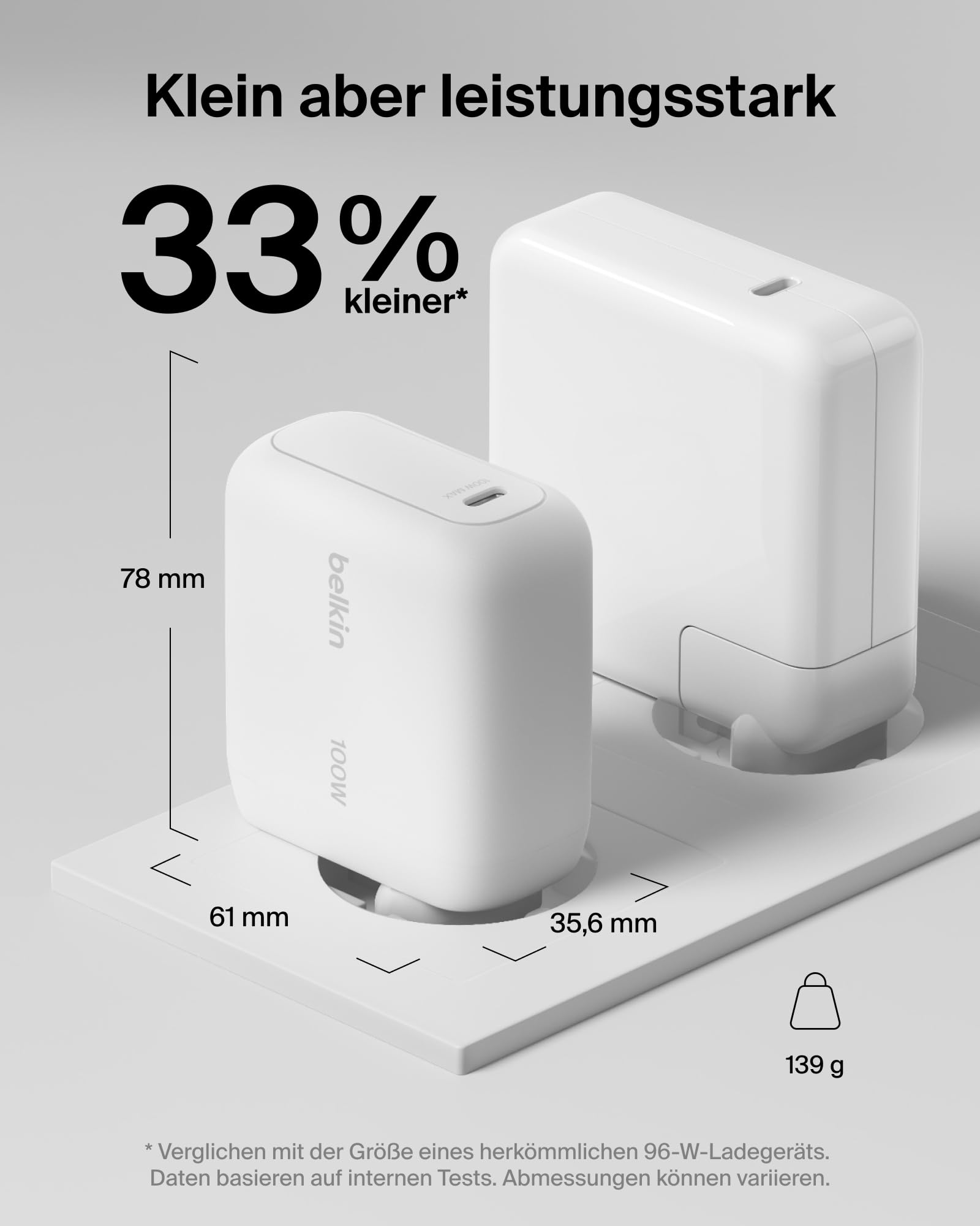 belkin-boostcharge-usb-c-gan-ladeger-t-100w-mit-einklappbarem-stecker-wei image 8