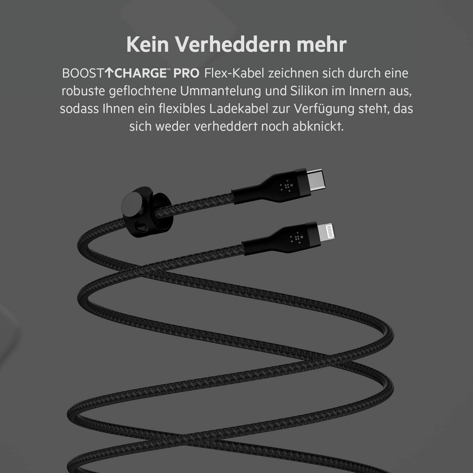 belkin-boostcharge-pro-flex-geflochtenes-usb-c-auf-lightning-kabel-2m-mfi-zertif image 4