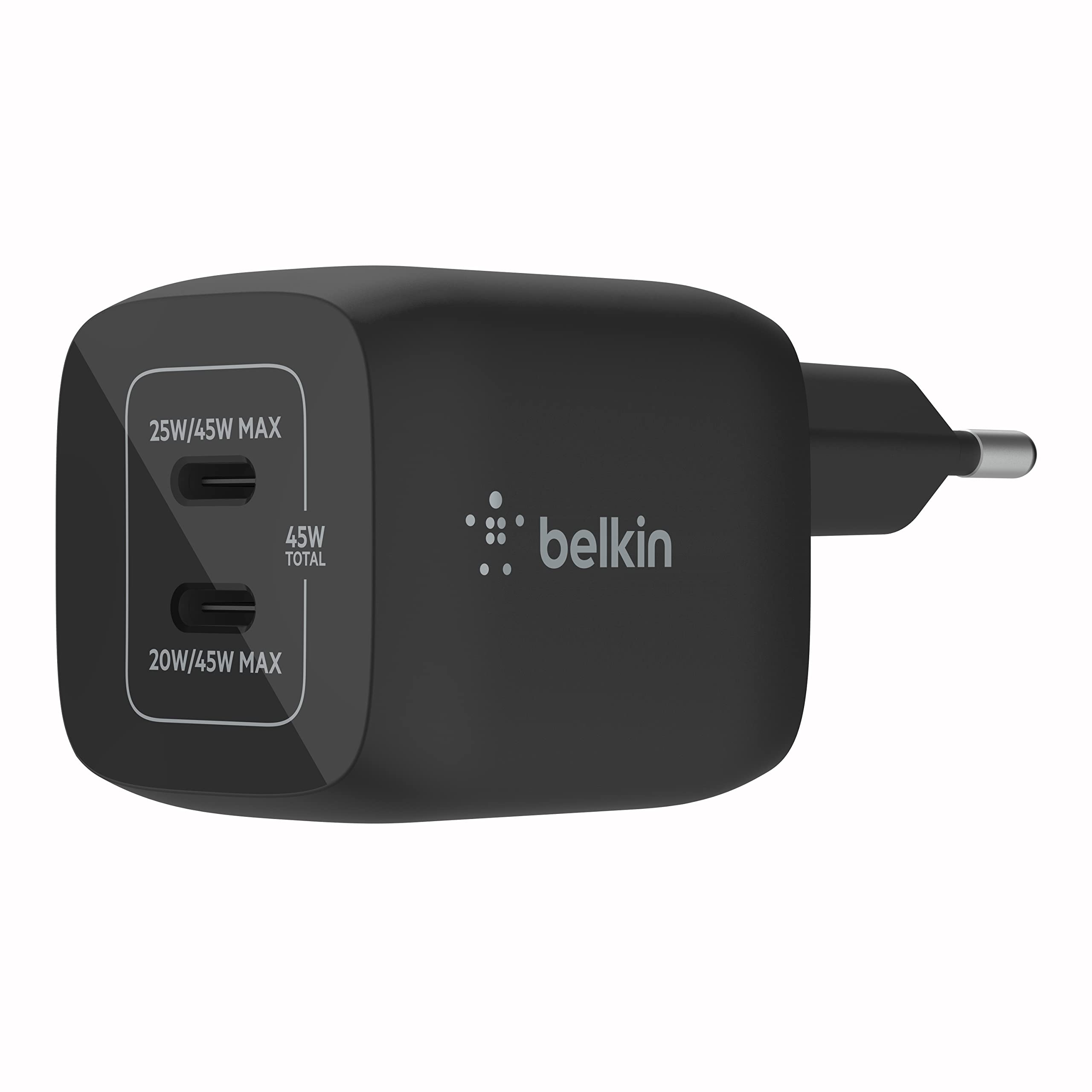 belkin-45w-usb-c-ladeger-t-mit-2-ports-gan-power-delivery-3-0-f-r-macbook-iphone image 1