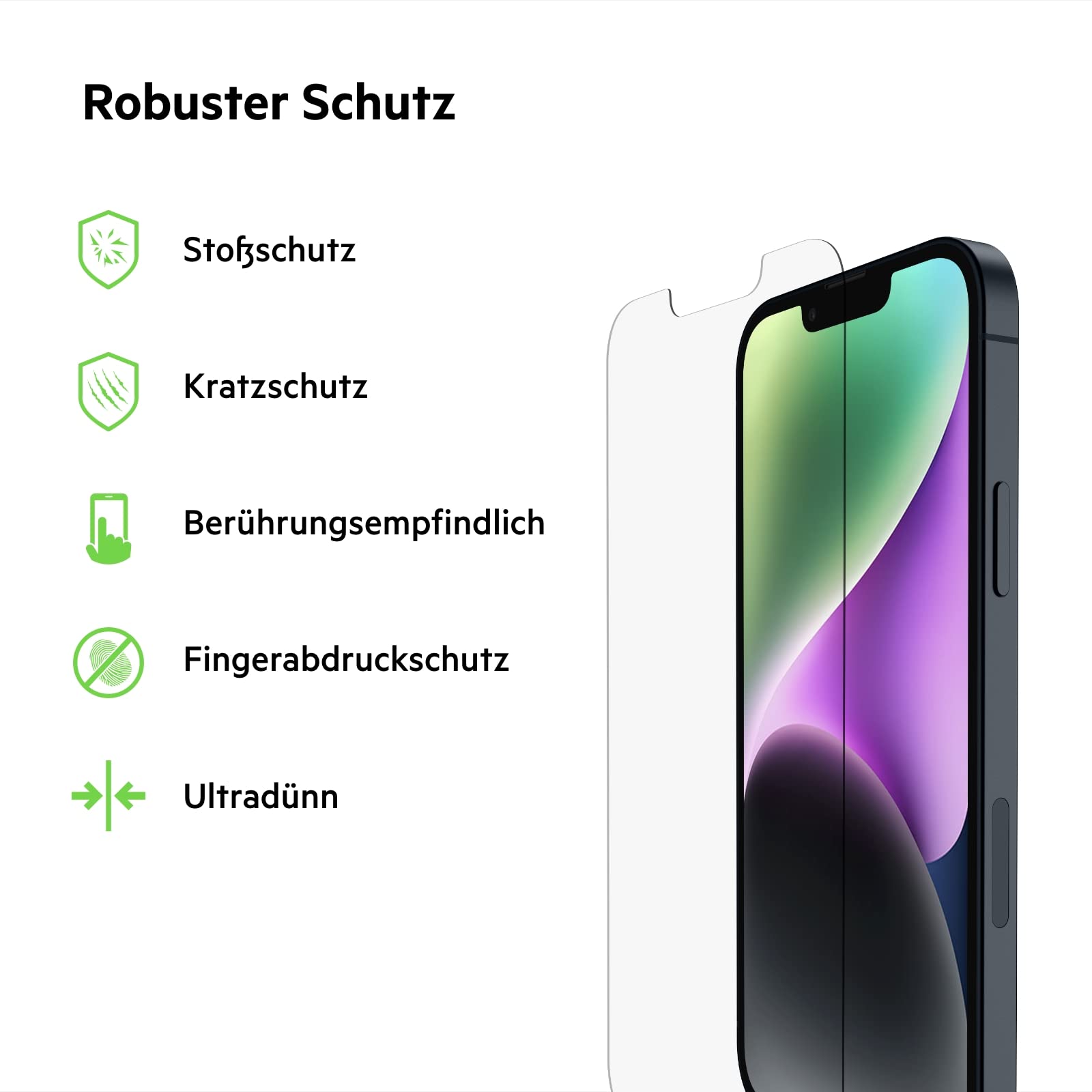 belkin-temperedglass-displayschutz-f-r-iphone-14-iphone-13-13-pro-9h image 2