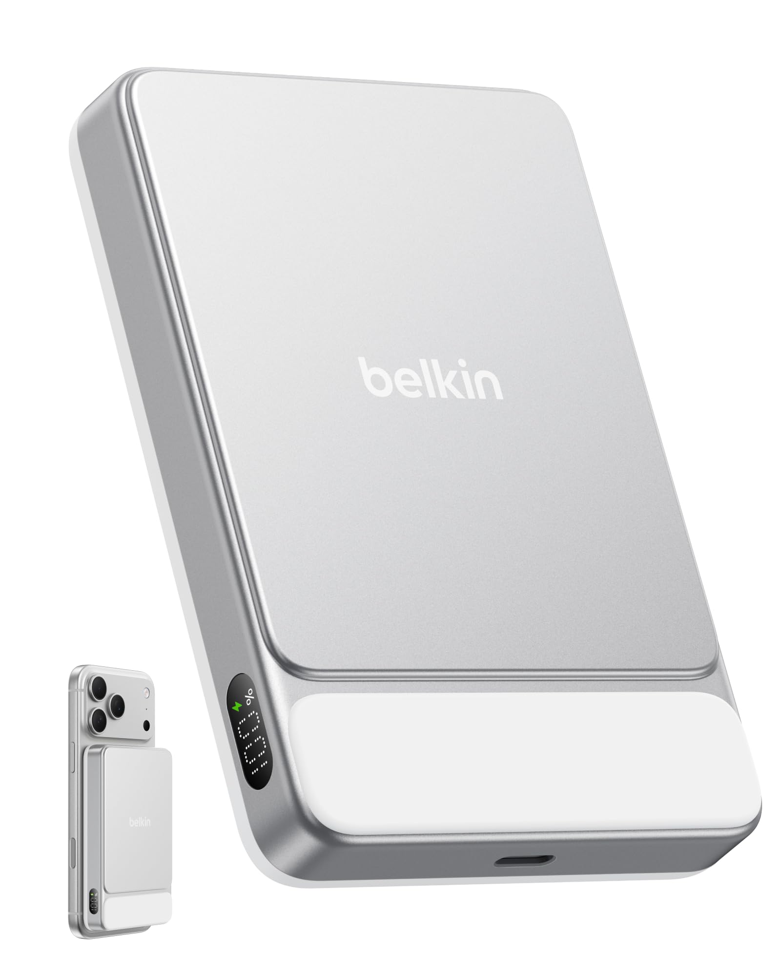 belkin-ultracharge-10-000-mah-magnetische-qi2-power-bank-mit-usb-c-port-wei image 1