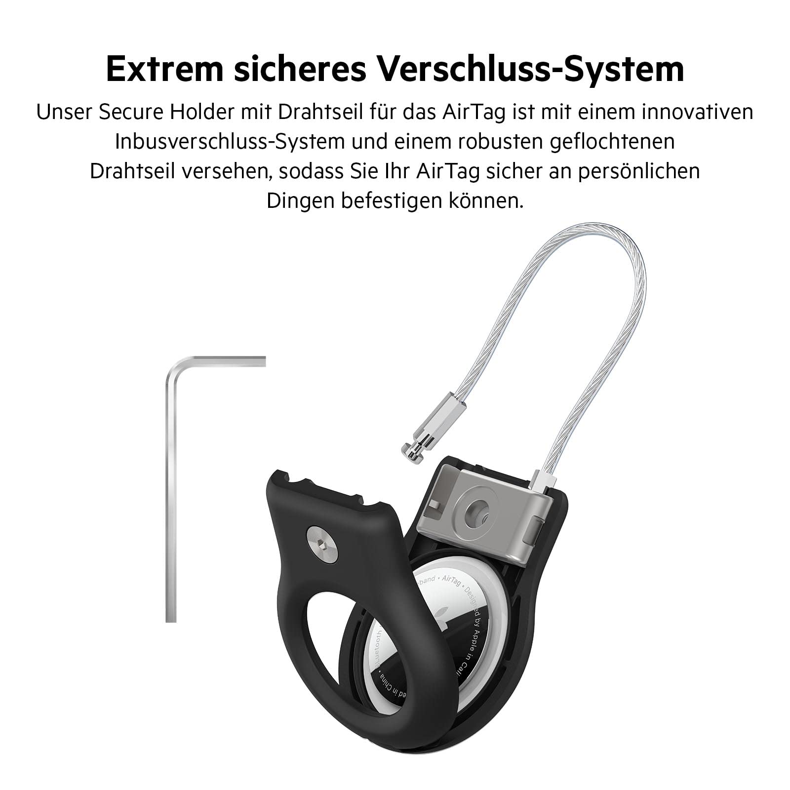 belkin-secure-holder-h-lle-f-r-airtag-mit-drahtseil-schwarz image 2