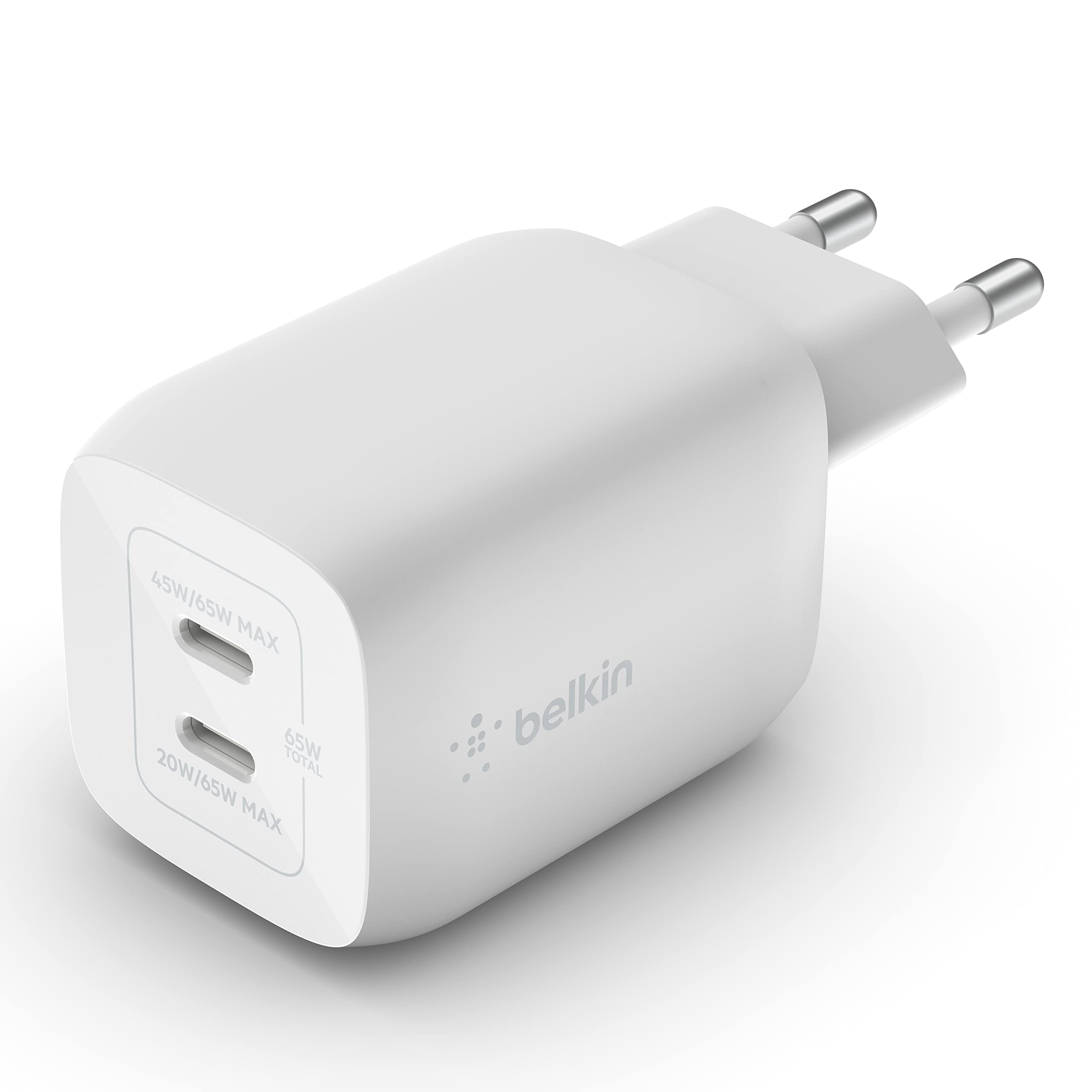 belkin-65-w-usb-c-ladeger-t-mit-2-ports-gan-technologie-power-delivery-3-0-schwa image 8