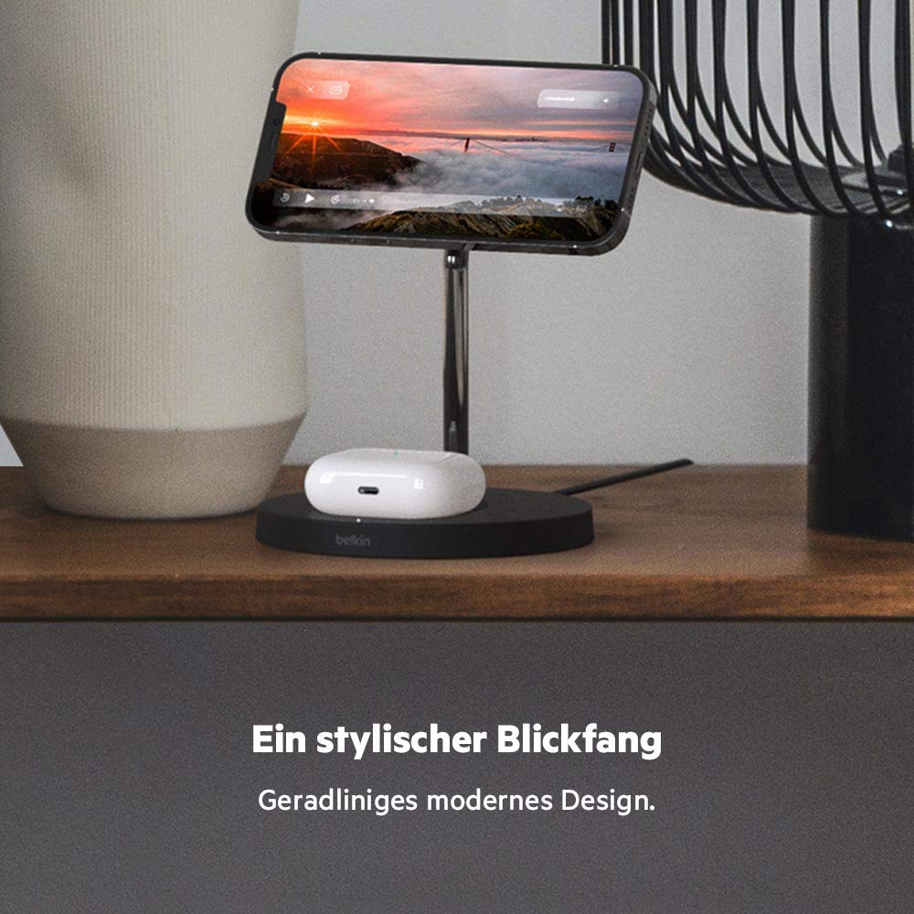 belkin-2-in-1-magsafe-ladeger-t-mit-st-nder-15-w-f-r-iphone-und-airpods-inkl-net image 6