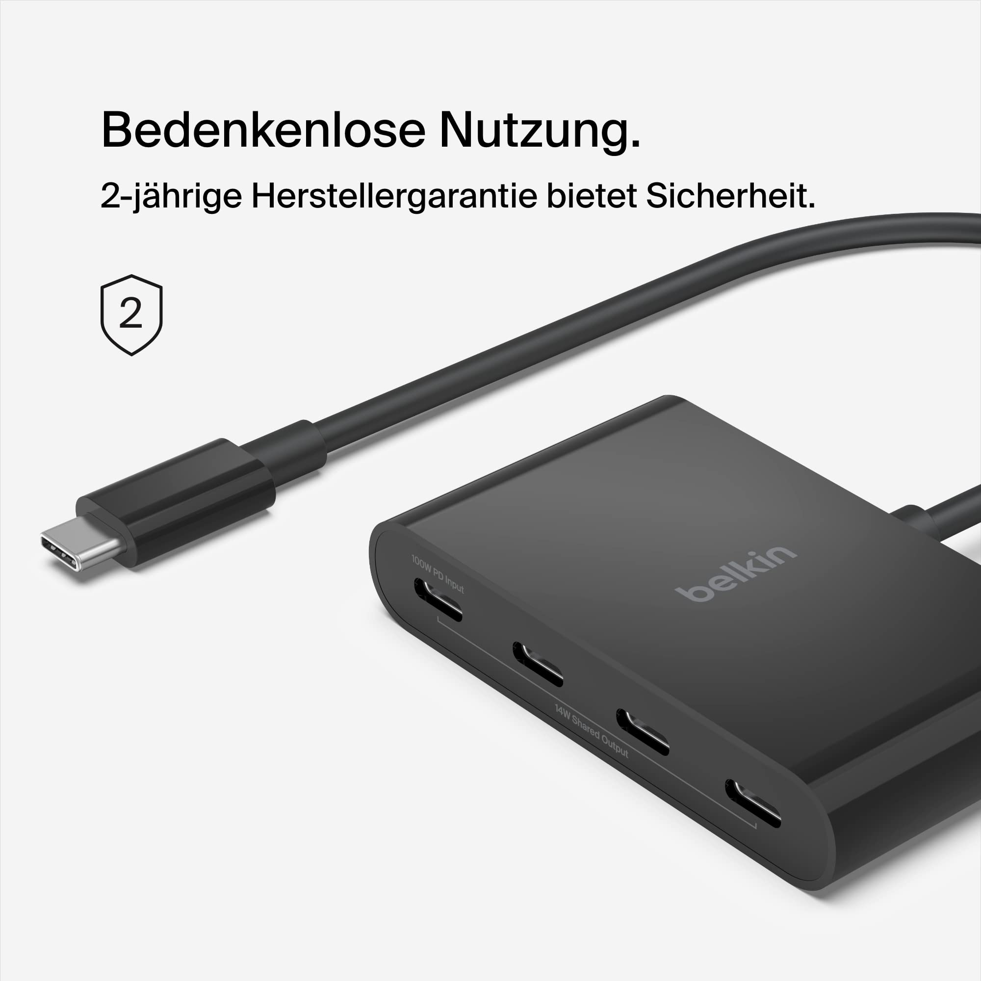 belkin-connect-usb-c-auf-4-port-usb-c-hub-10-gbit-s-100-w-pd-schwarz image 7