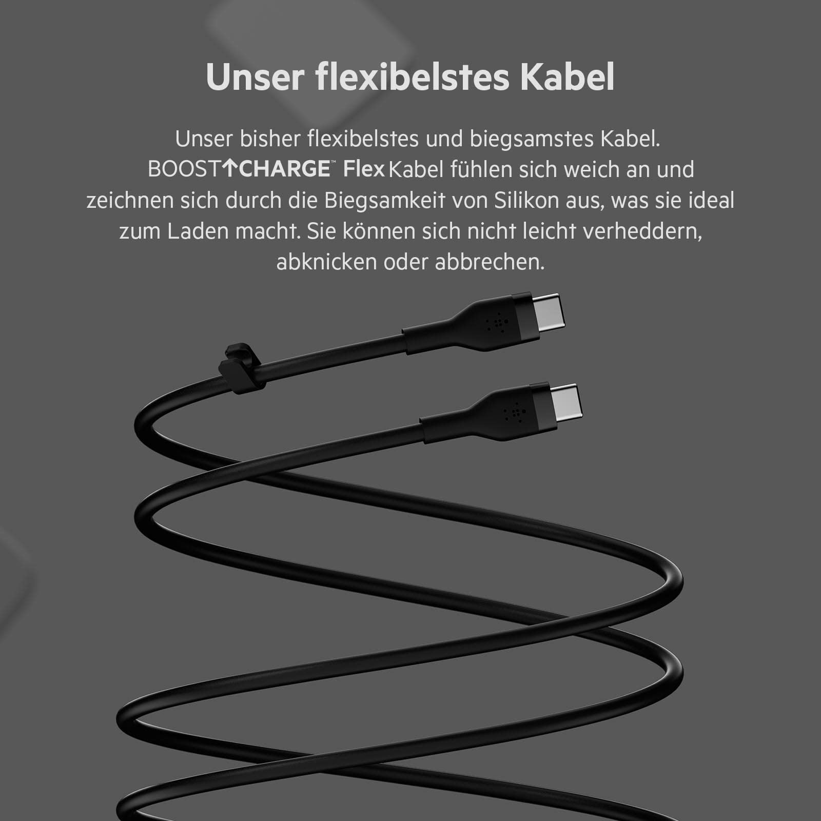 belkin-boostcharge-flex-silikon-usb-c-kabel-1-m-60-w-schwarz-mit-kabelclip image 4