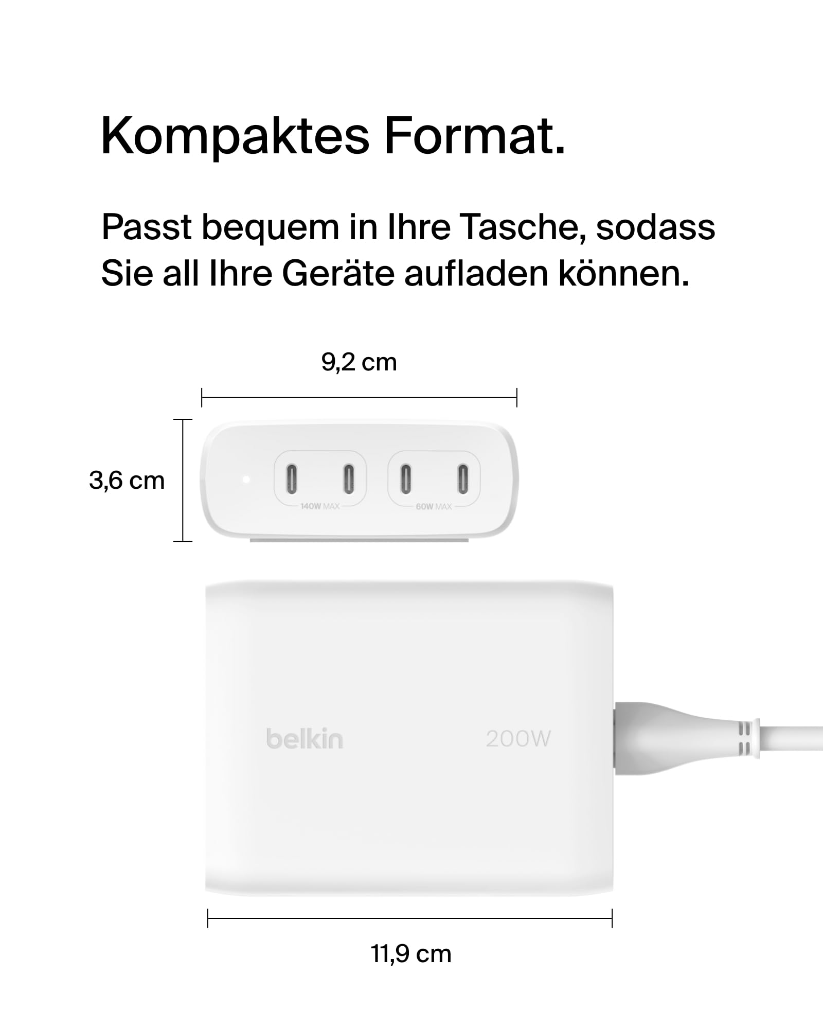 belkin-boostcharge-pro-4-port-usb-c-gan-ladeger-t-200-w-mit-usb-c-pd-3-1-und-1-5 image 7