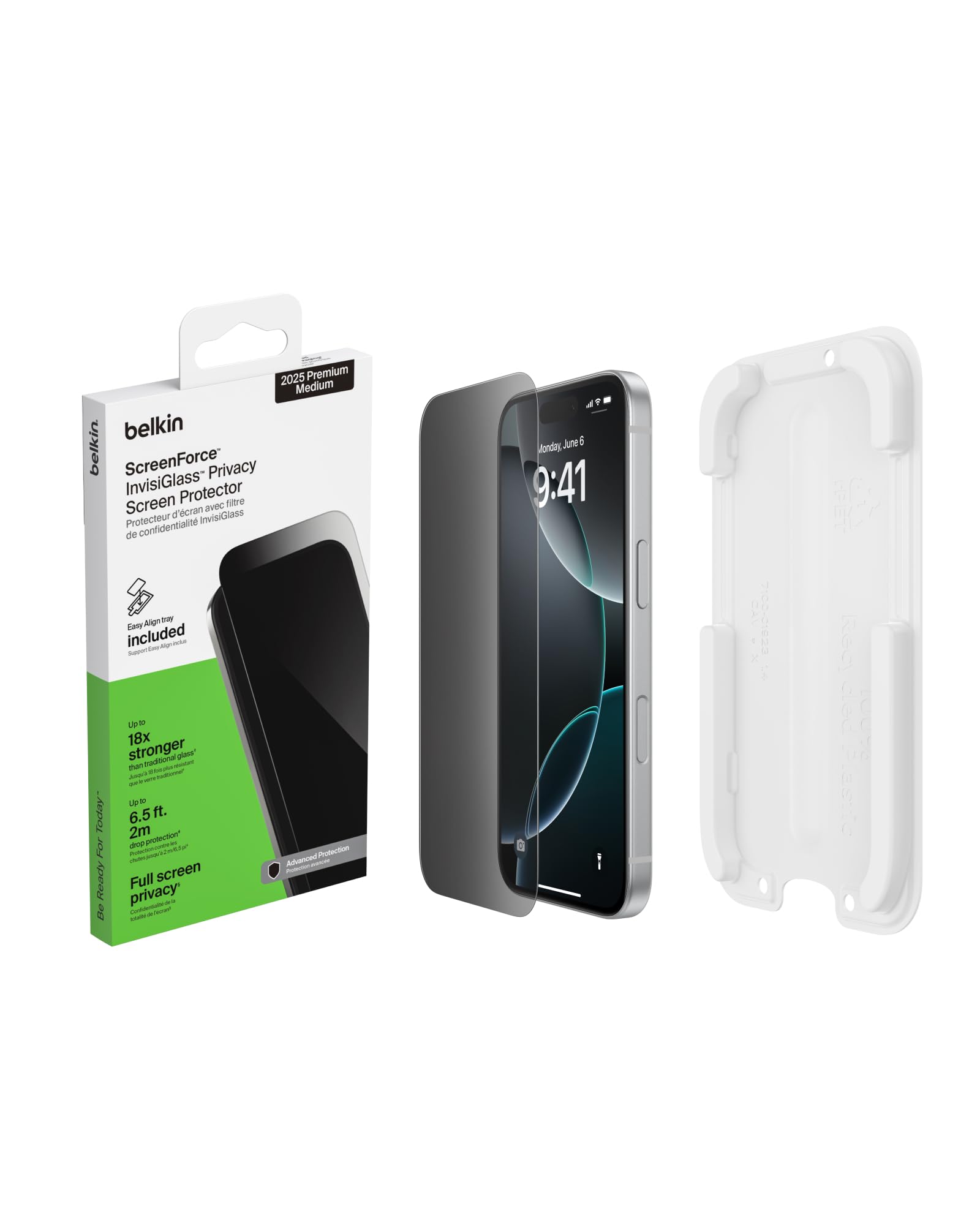 belkin-invisiglass-privacy-displayschutzfolie-f-r-iphone-17-pro-sichtschutz-9h-h image 1