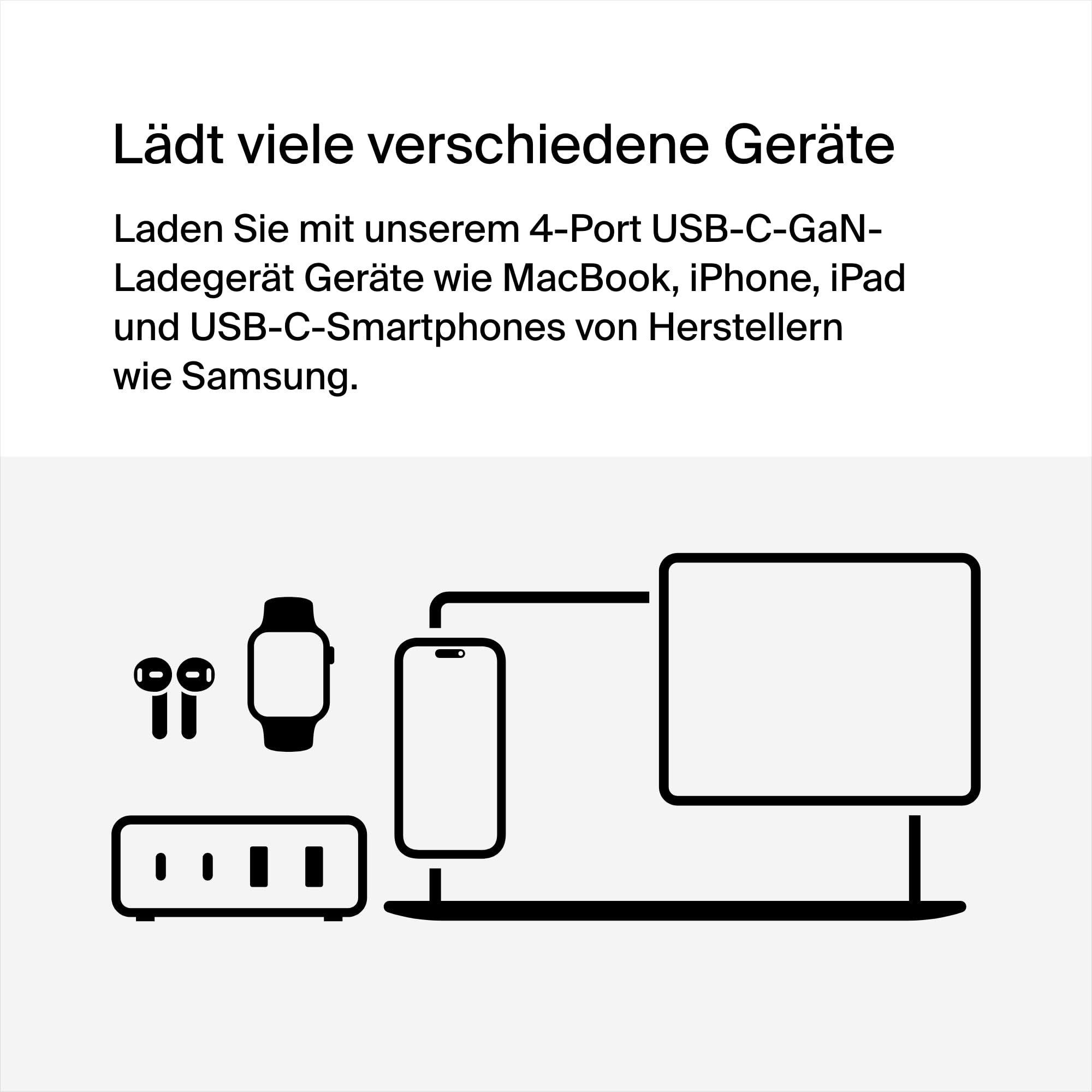 belkin-108w-gan-usb-c-ladestation-mit-4-ports-2x-usb-c-2x-usb-a-wei image 7