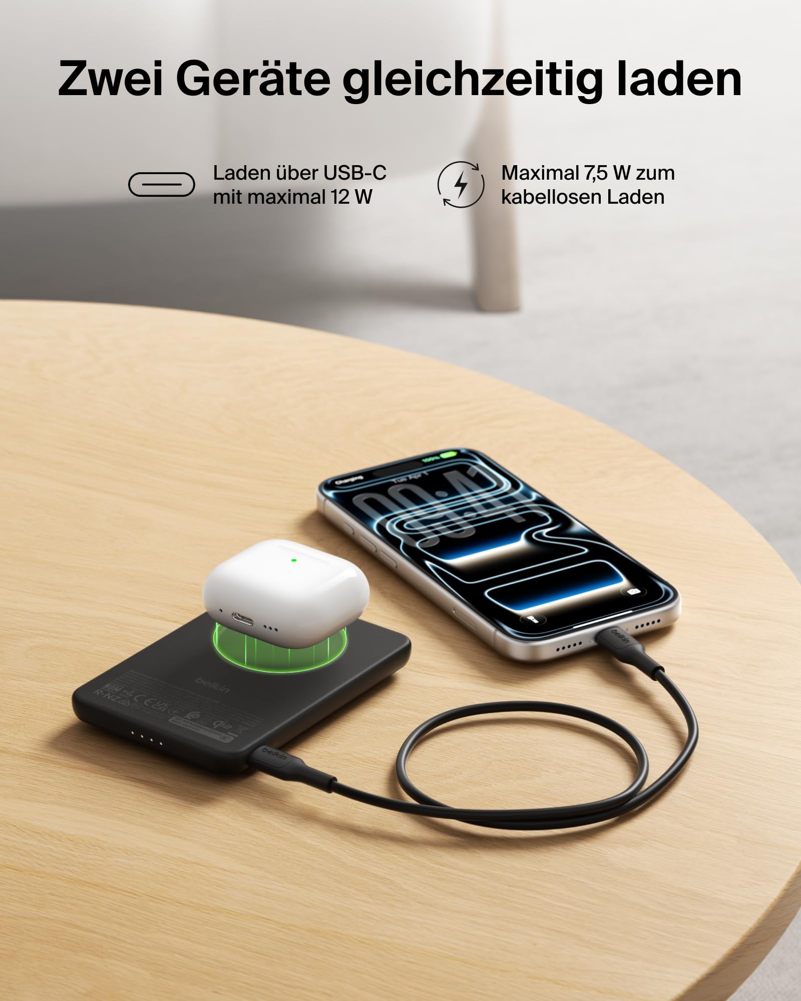 belkin-boostcharge-5000mah-magnetische-power-bank-mit-magnetring-schwarz image 8