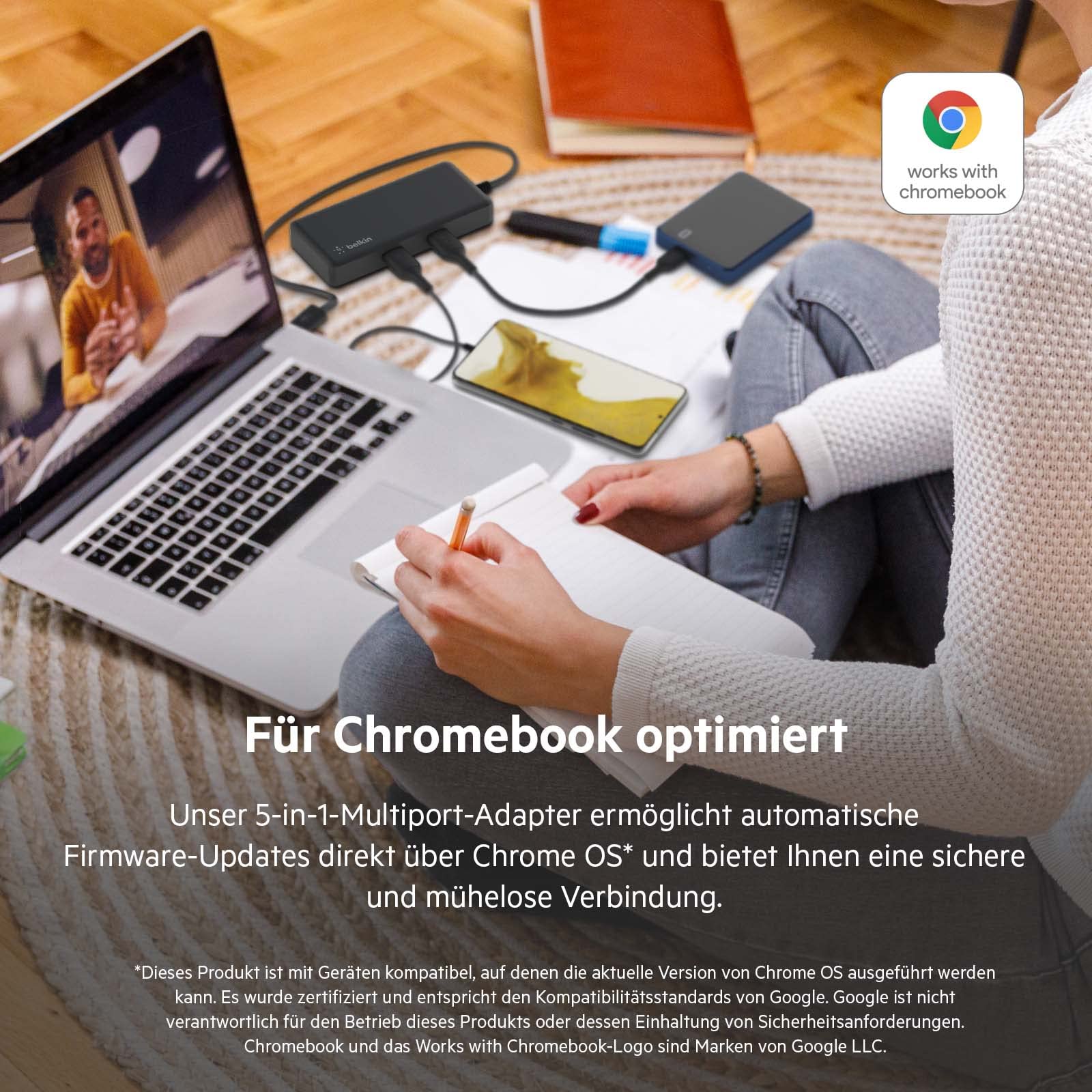 belkin-5-in-1-multiport-hub-adapter-f-r-chromebook-4k-60hz-hdmi-usb-c-86w-pd-gig image 2