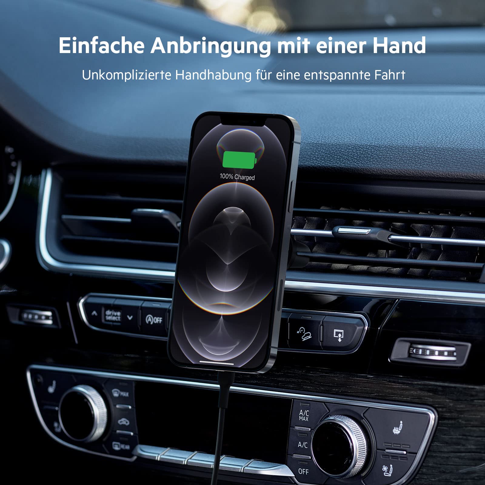 belkin-boostcharge-magsafe-magnetischer-kfz-telefonhalter-mit-10w-laden-inkl-usb image 5