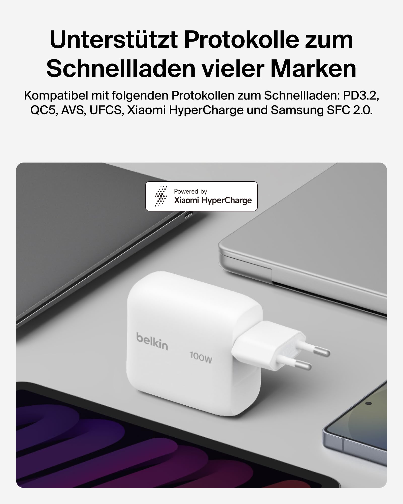 belkin-boostcharge-usb-c-gan-ladeger-t-100w-mit-einklappbarem-stecker-wei image 4
