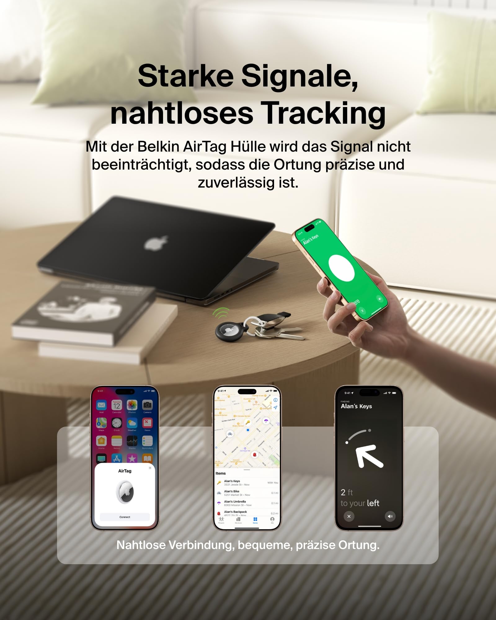 belkin-airtag-h-lle-mit-schl-sselanh-nger-secure-holder-f-r-airtag-1-2-gen-schwa image 6