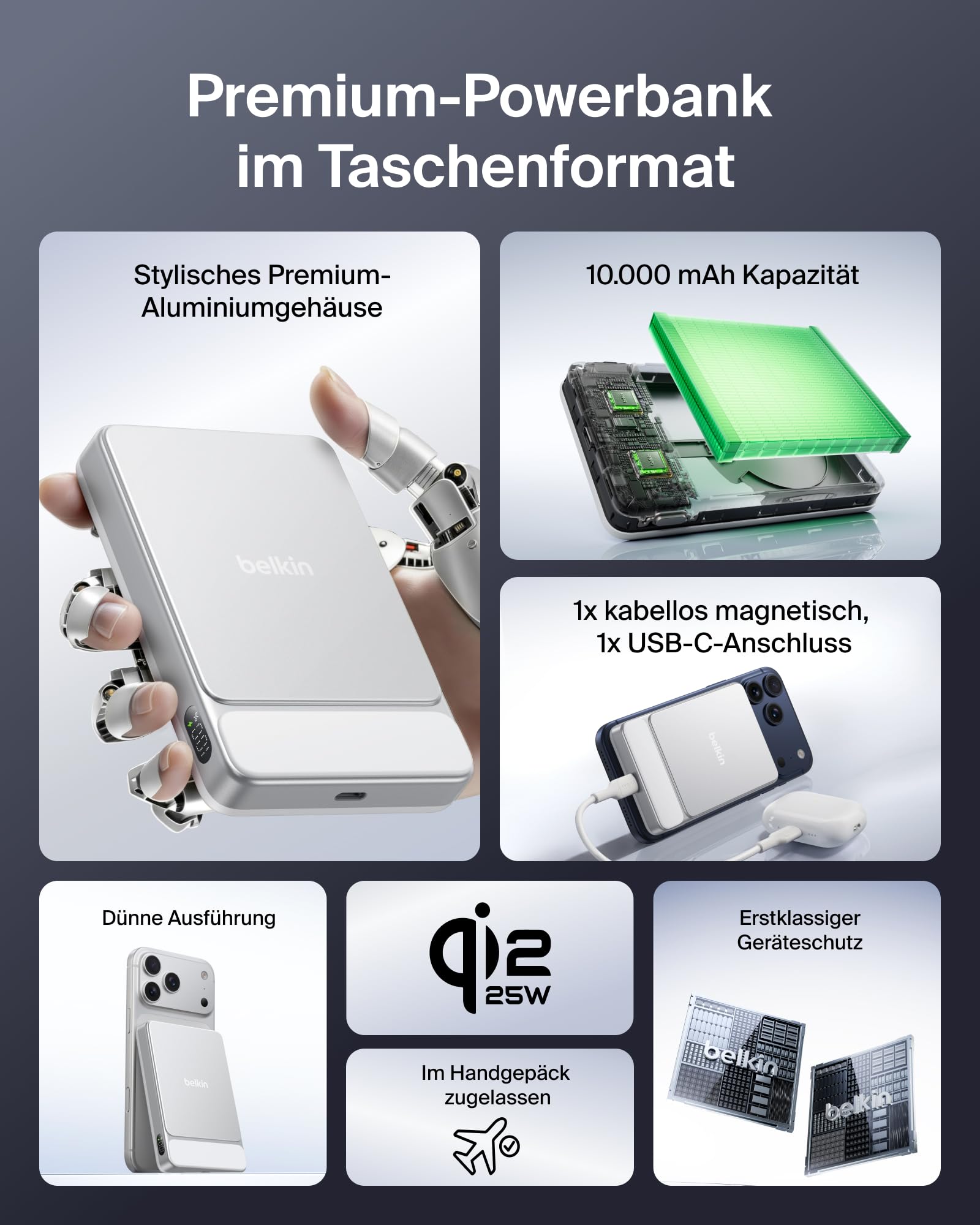belkin-ultracharge-10-000-mah-magnetische-qi2-power-bank-mit-usb-c-port-wei image 2