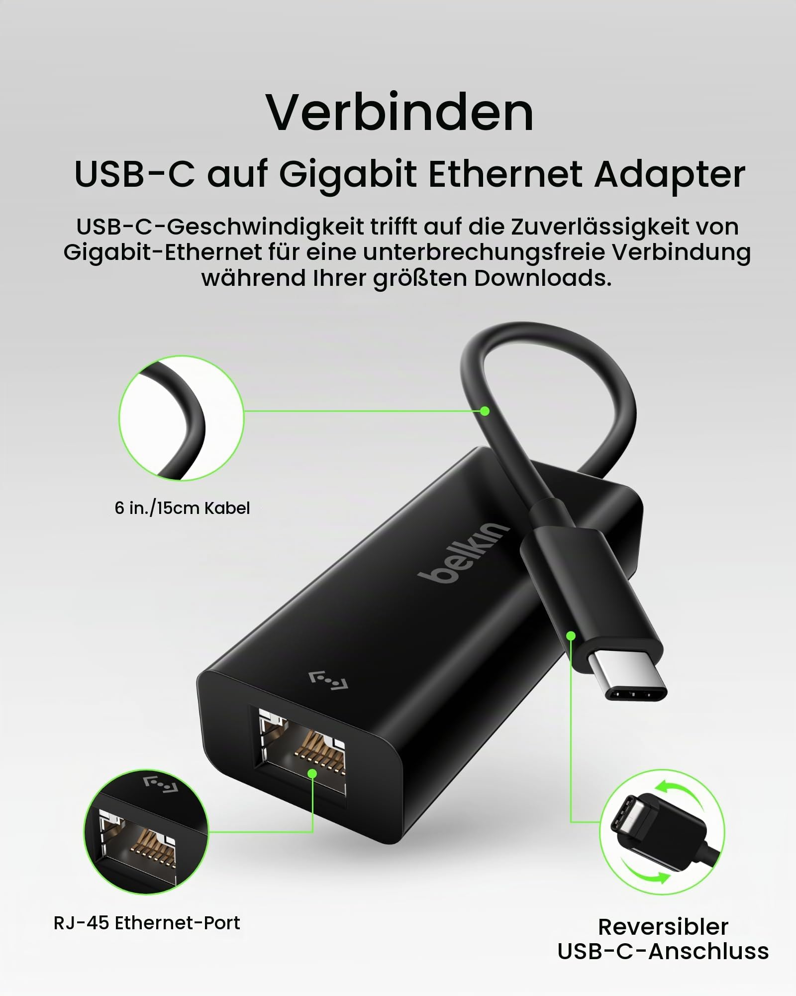 belkin-usb-c-auf-gigabit-ethernet-adapter-15-cm-rj45-10-100-1000base-t image 2