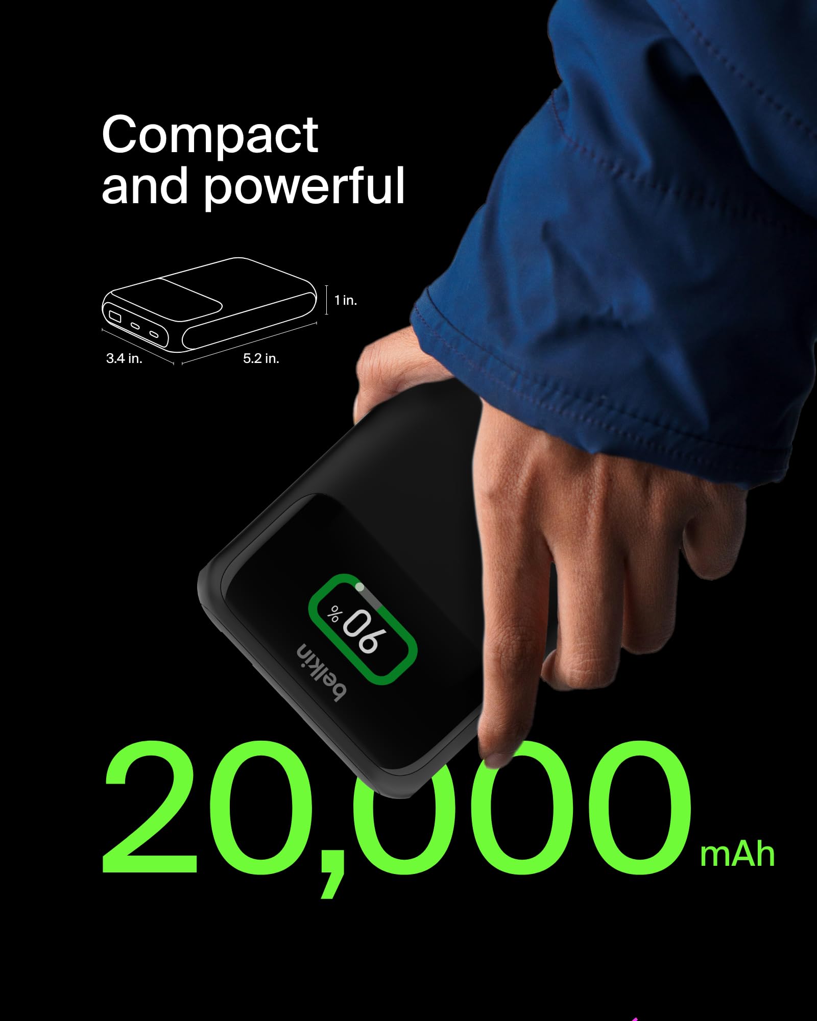 belkin-boostcharge-20000mah-laptop-power-bank-mit-3-usb-ports-schwarz image 3