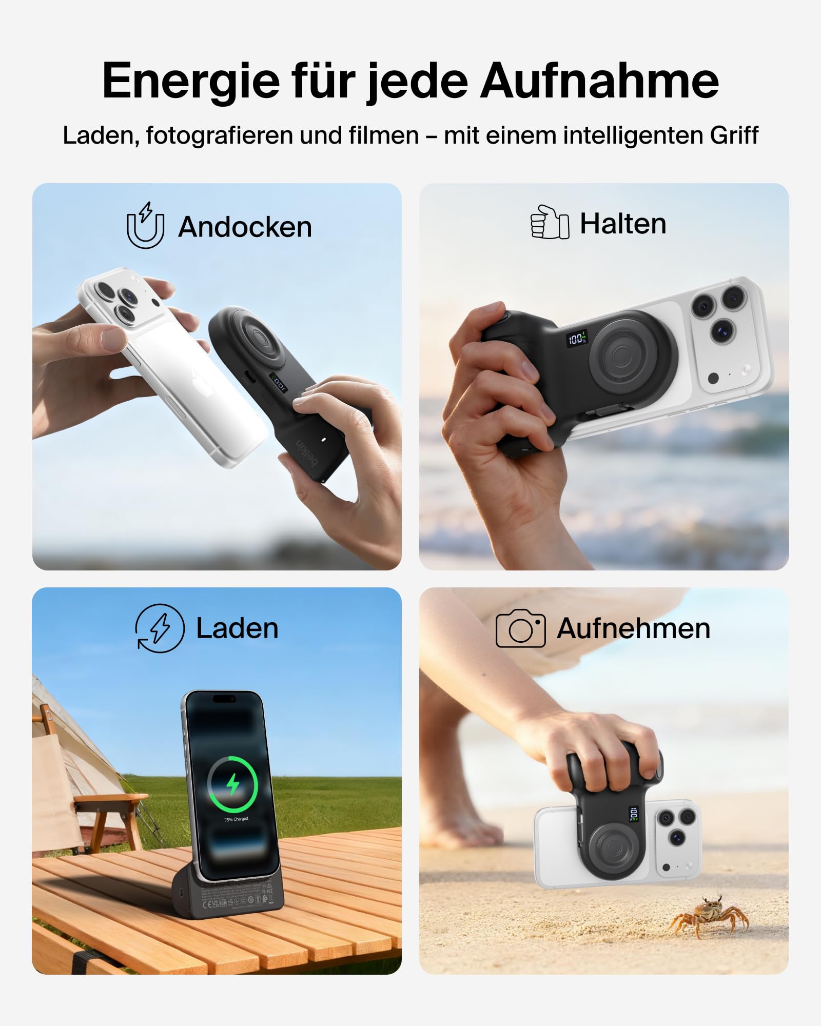 belkin-stage-powergrip-9300mah-kamerahalter-mit-powerbank-und-stativgewinde image 2
