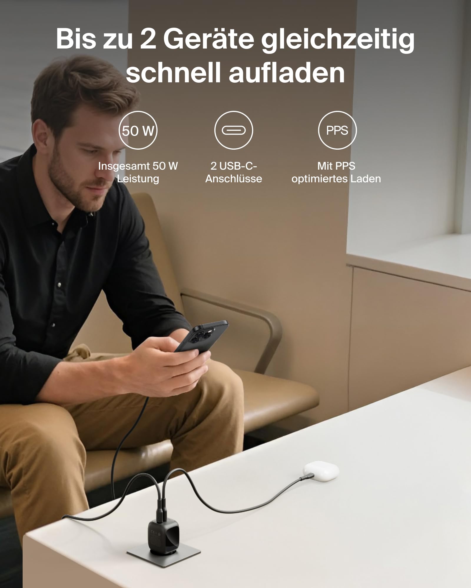 belkin-50w-gan-ladeger-t-mit-2-usb-c-anschl-ssen-reisezubeh-r-schwarz image 2