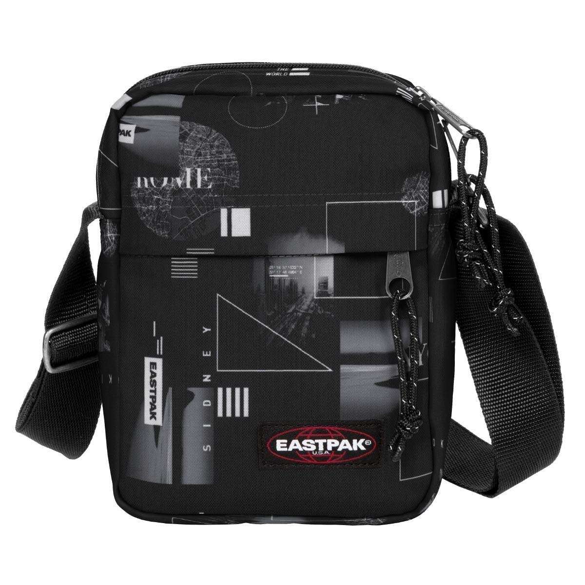 eastpak-the-one-umh-ngetasche-klassische-messenger-bag-schwarz image 1