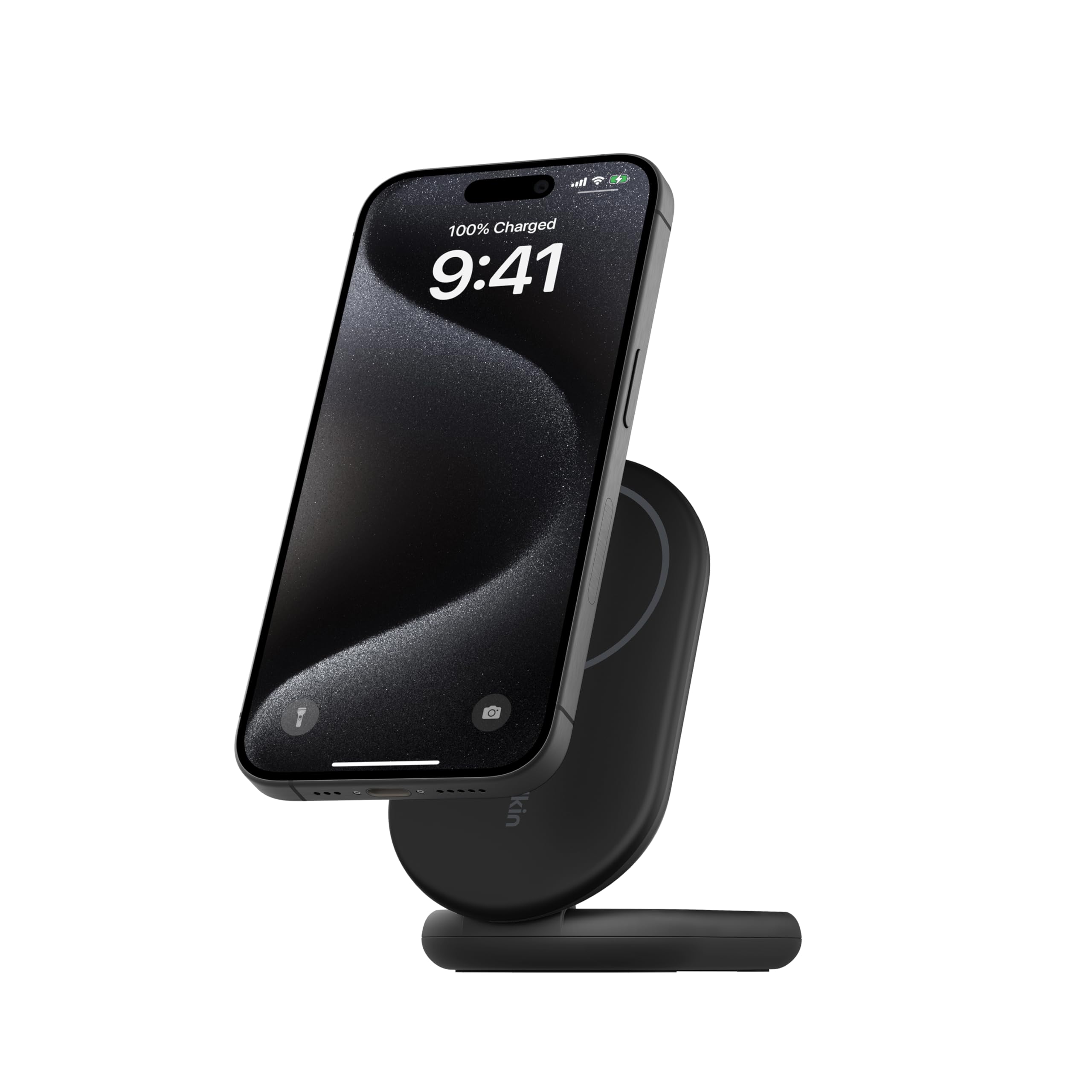 belkin-boostcharge-magnetisches-einklappbares-qi2-ladeger-t-15-w-magsafe-kompati image 1