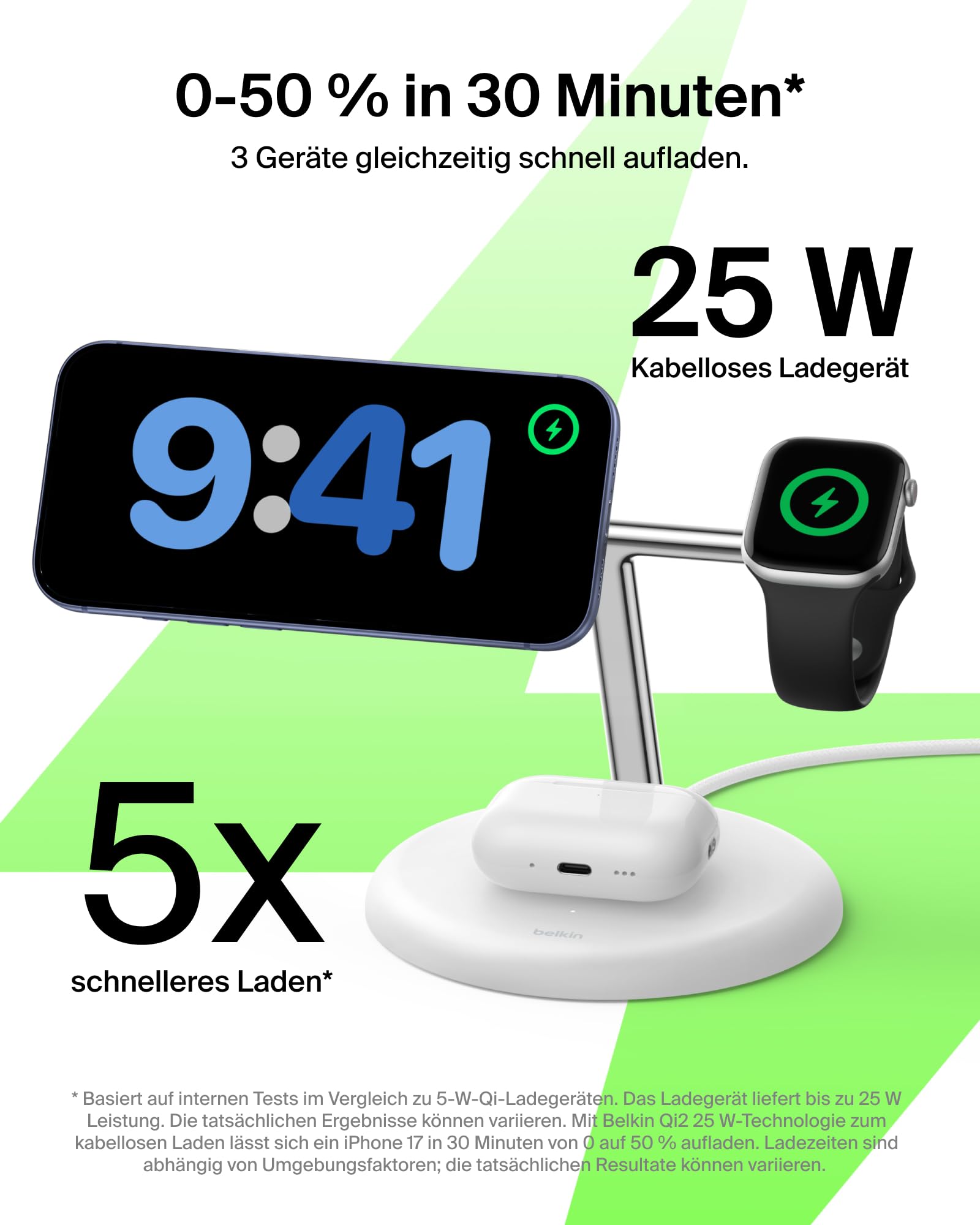 belkin-ultracharge-3-in-1-ladestation-mit-qi2-25w-wei image 2