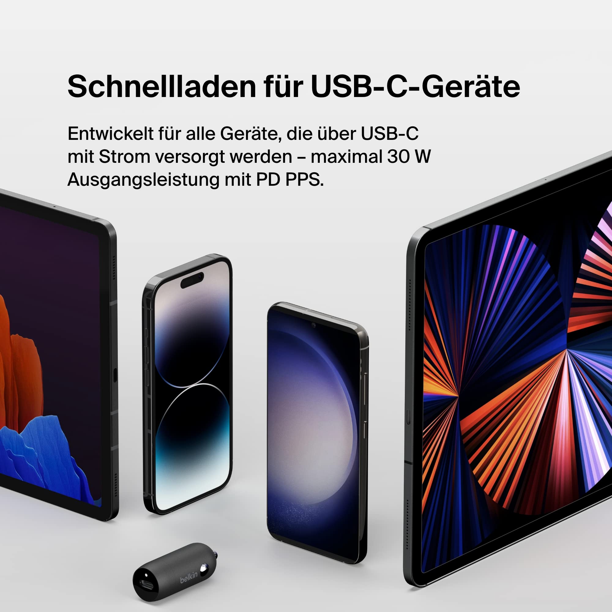 belkin-boostcharge-30-w-kfz-schnellladeger-t-mit-usb-c-power-delivery-und-usb-c- image 4