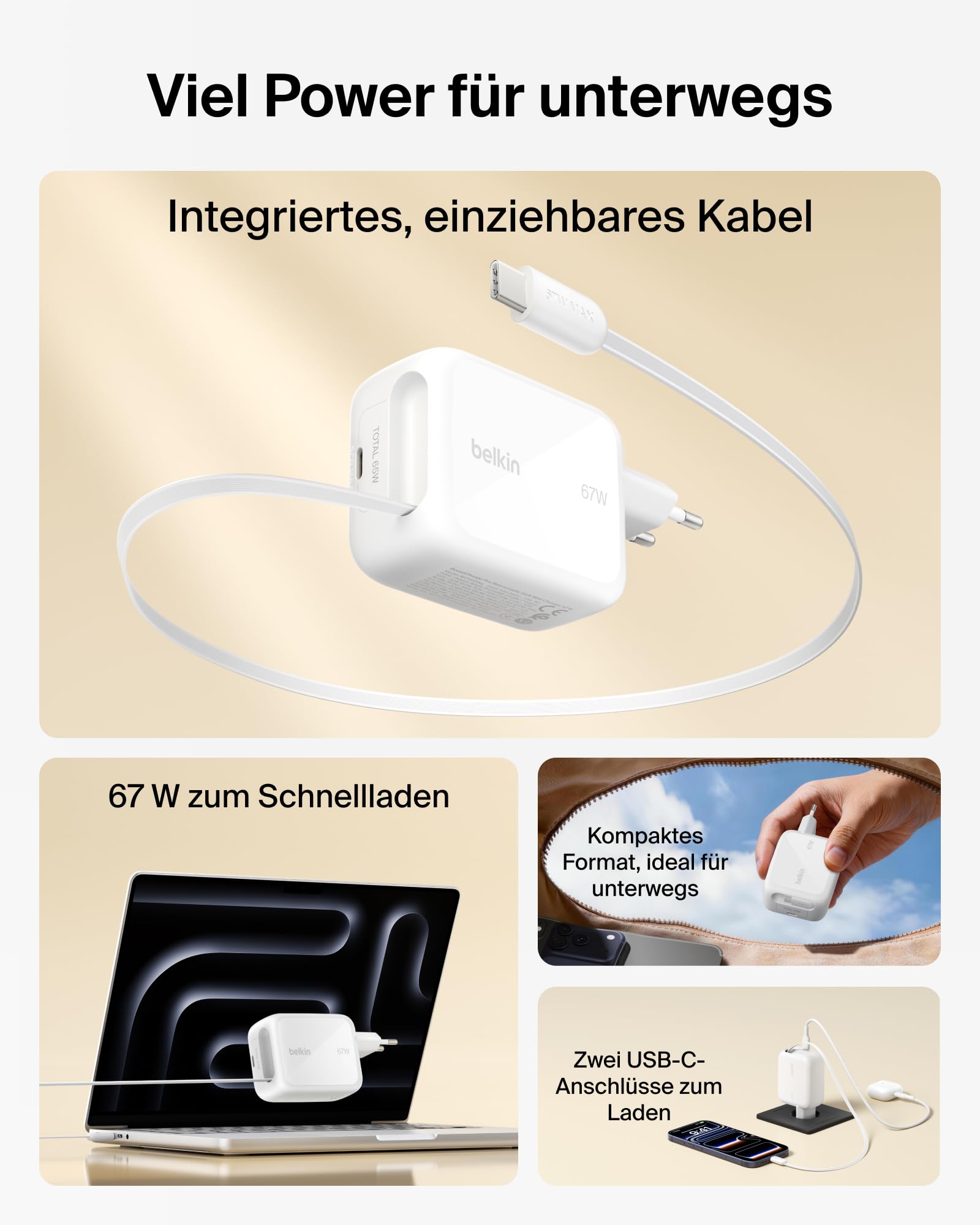 belkin-67w-gan-usb-c-ladeger-t-mit-einziehbarem-1m-kabel-und-usb-c-anschluss image 2