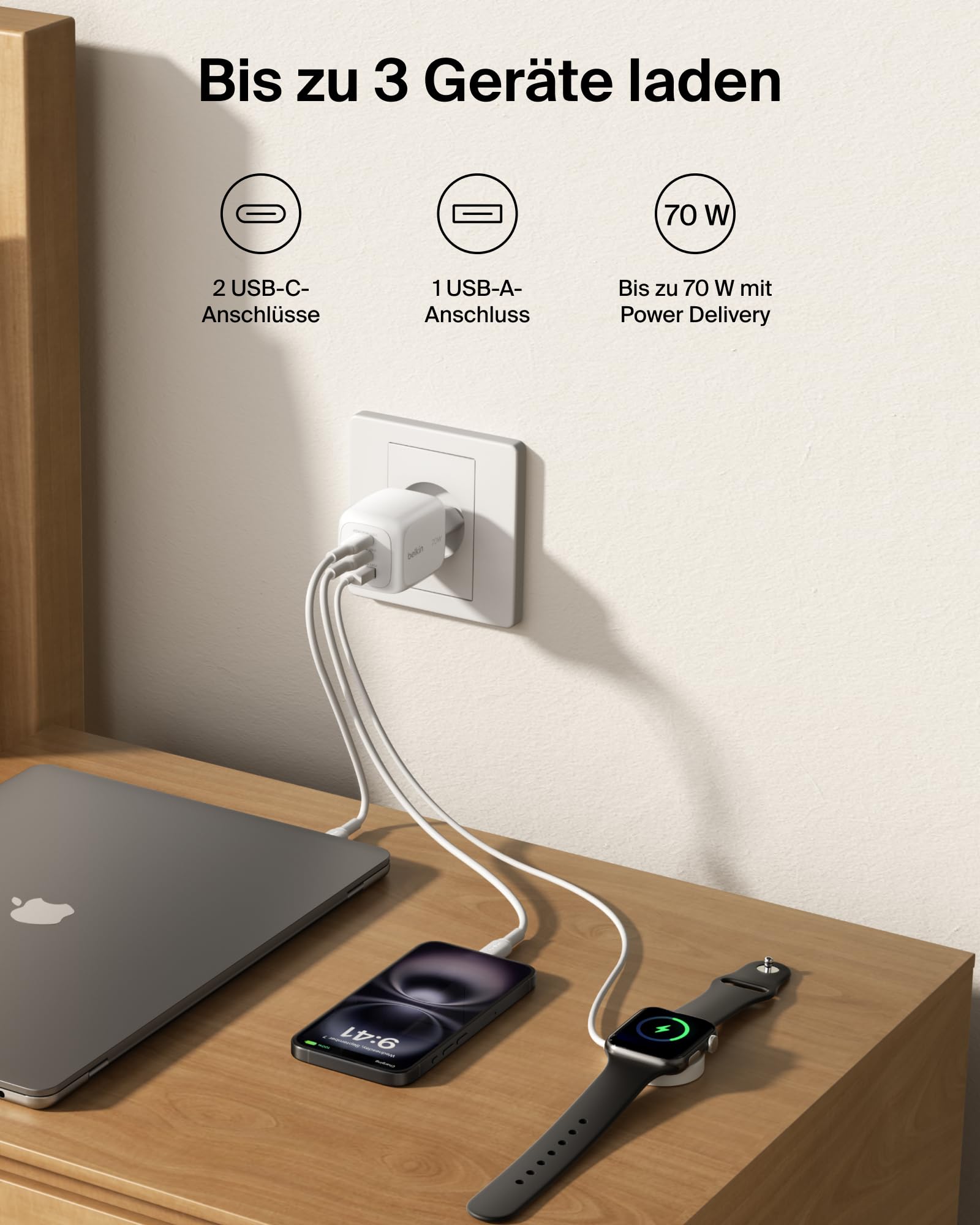 belkin-boostcharge-pro-70w-3-port-gan-ladeger-t-mit-reisestecker-set-uk-usa image 2