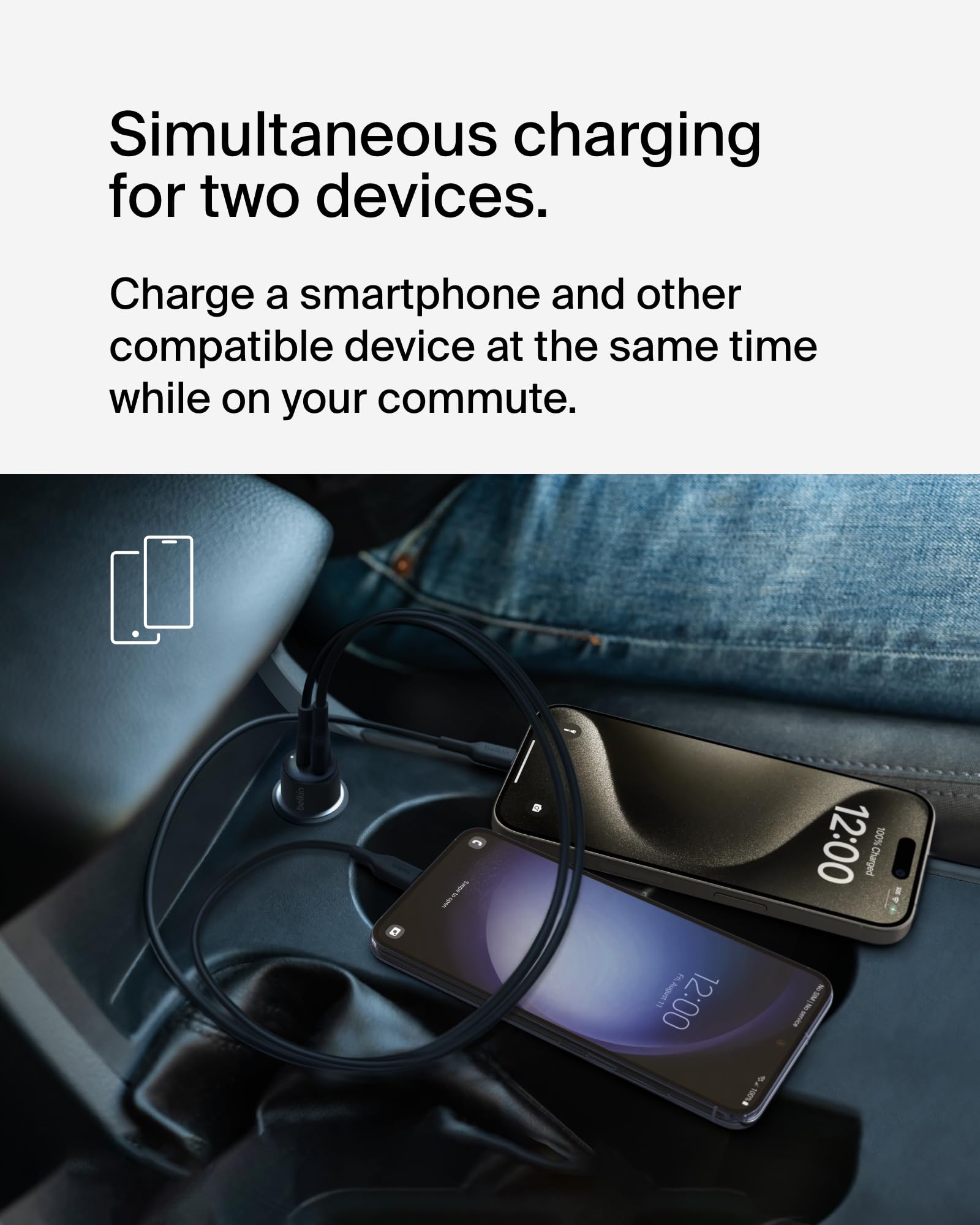 belkin-boostcharge-2-port-kfz-ladeger-t-42-w-usb-c-30-w-pps-usb-a-12-w-schwarz image 2