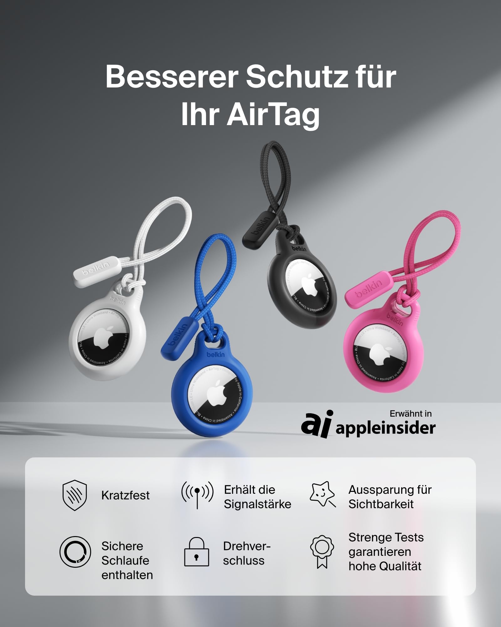 belkin-airtag-h-lle-mit-schlaufe-secure-holder-schutzh-lle-schwarz image 2