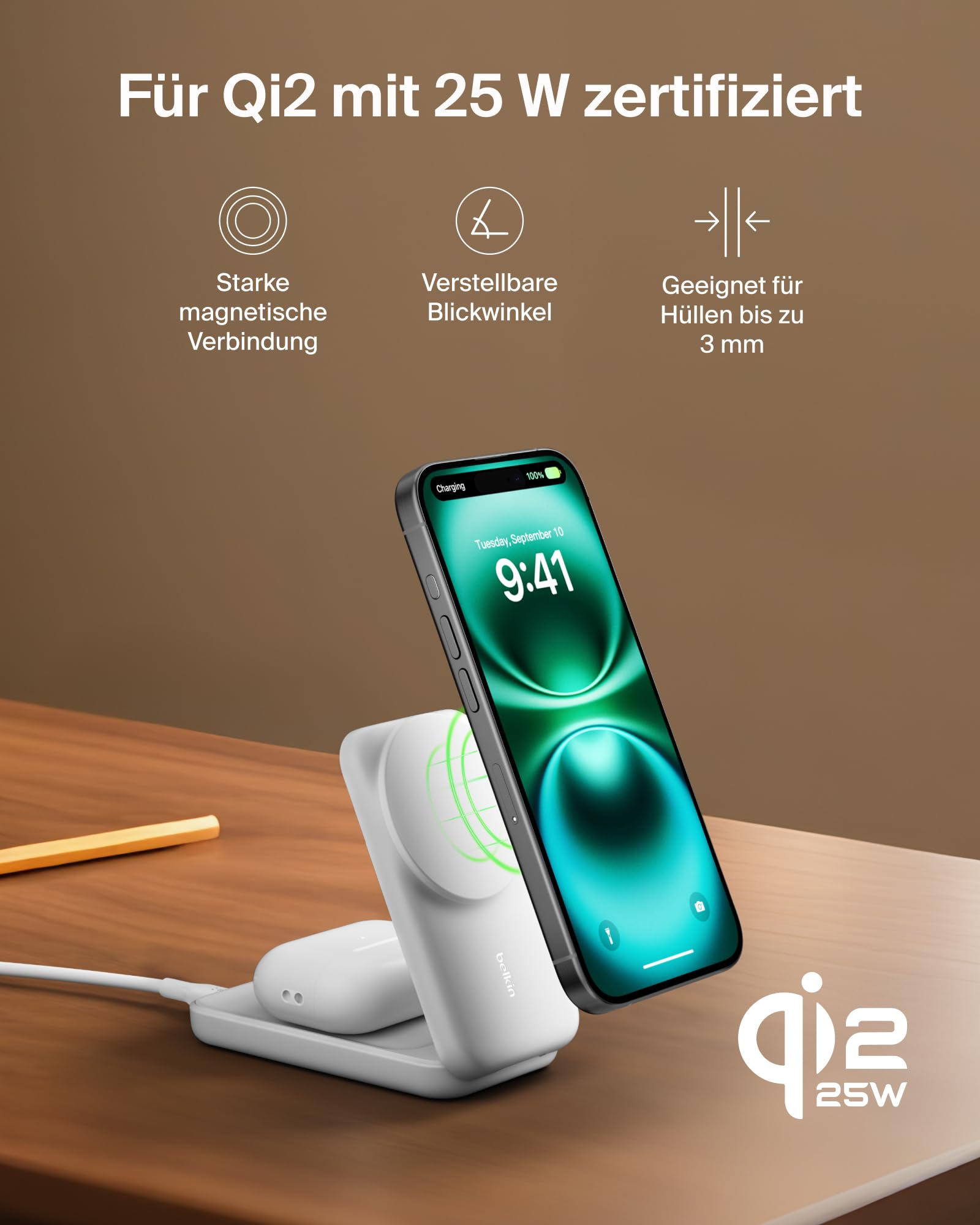 belkin-ultracharge-2-in-1-induktive-ladestation-mit-qi2-25-w-smartwatch-ladefunk image 7