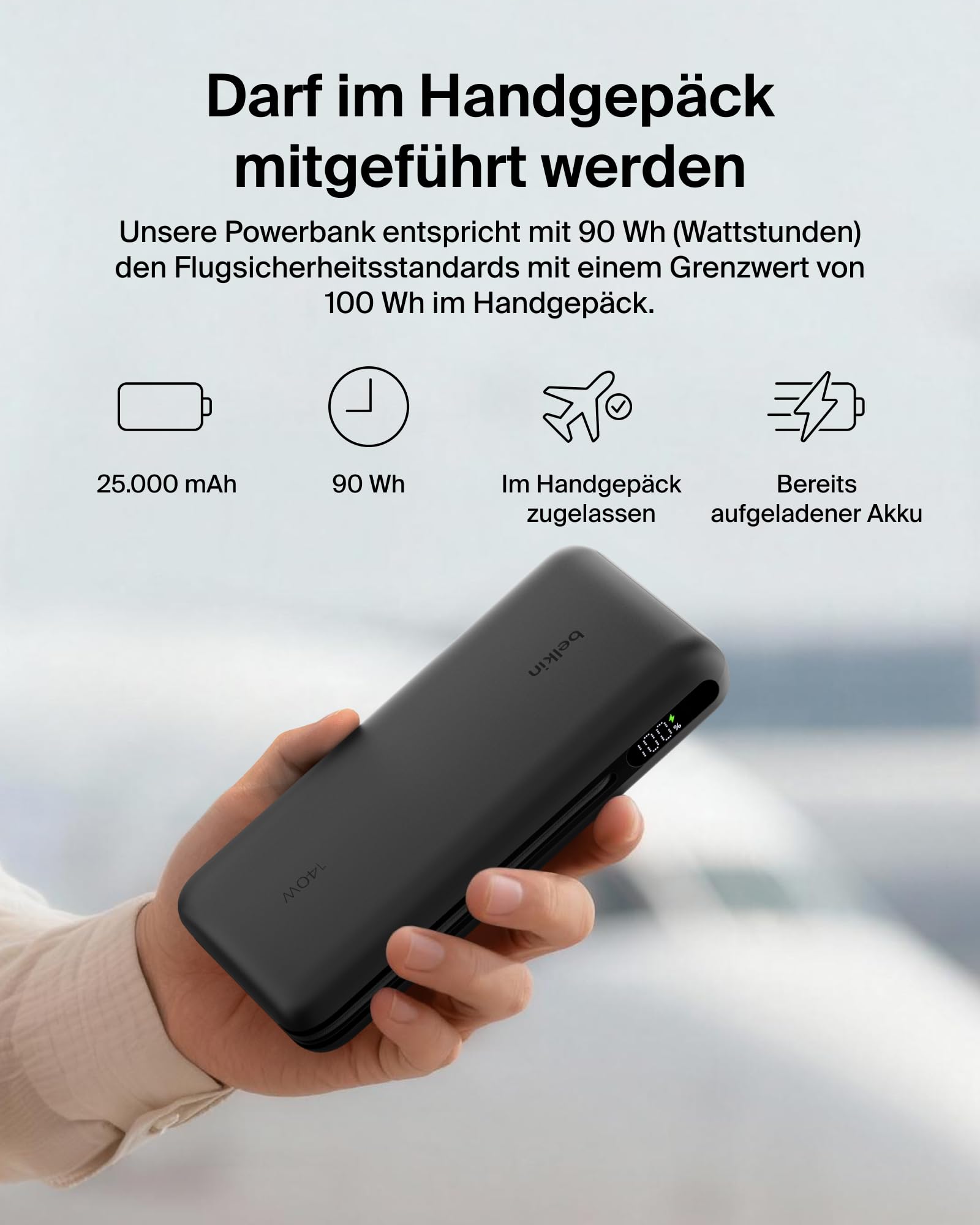 belkin-ultracharge-pro-25000mah-power-bank-laptop-schnellladen-schwarz image 6