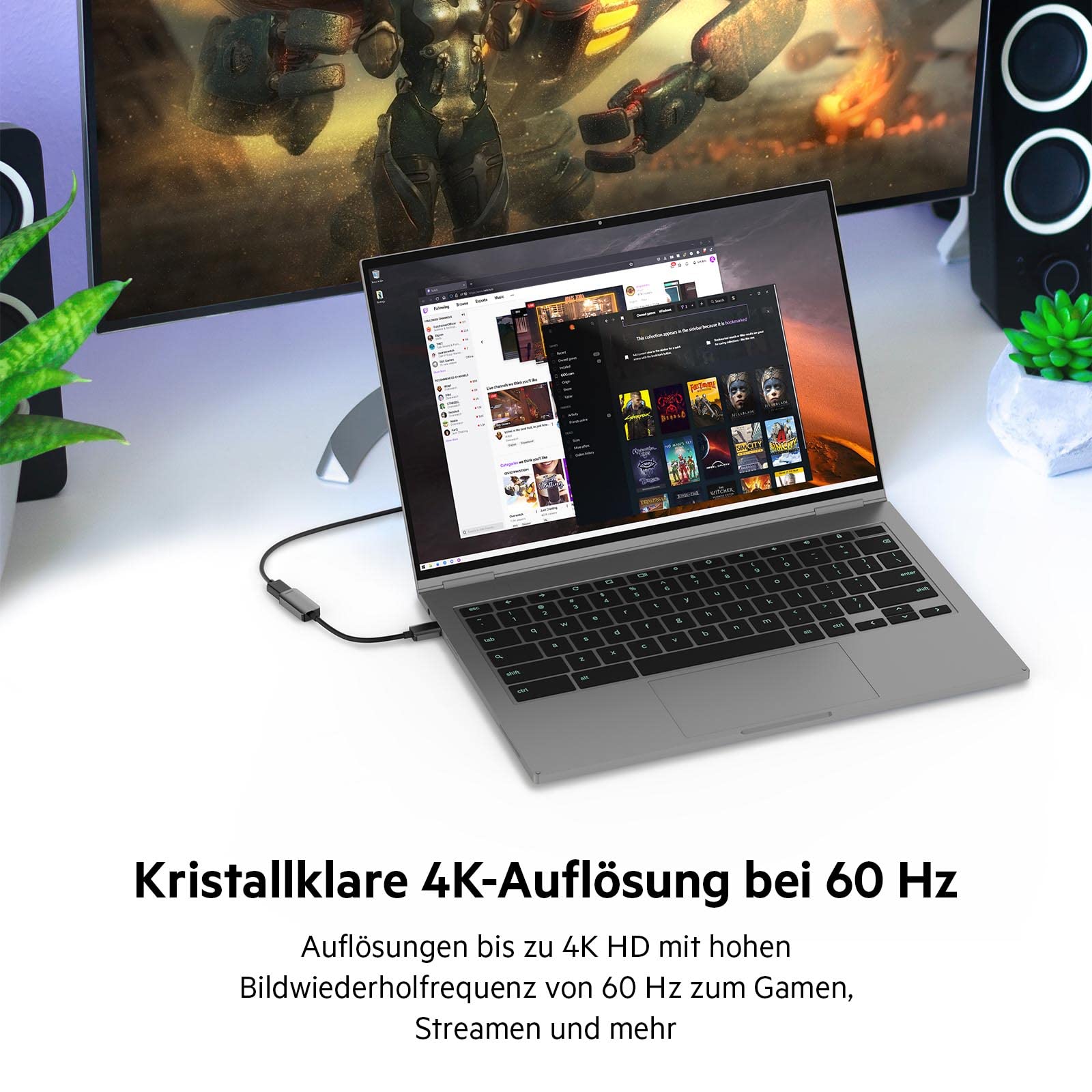belkin-displayport-auf-hdmi-adapter-4k-60-hz-hdr10-hdcp-2-2-unidirektional image 2