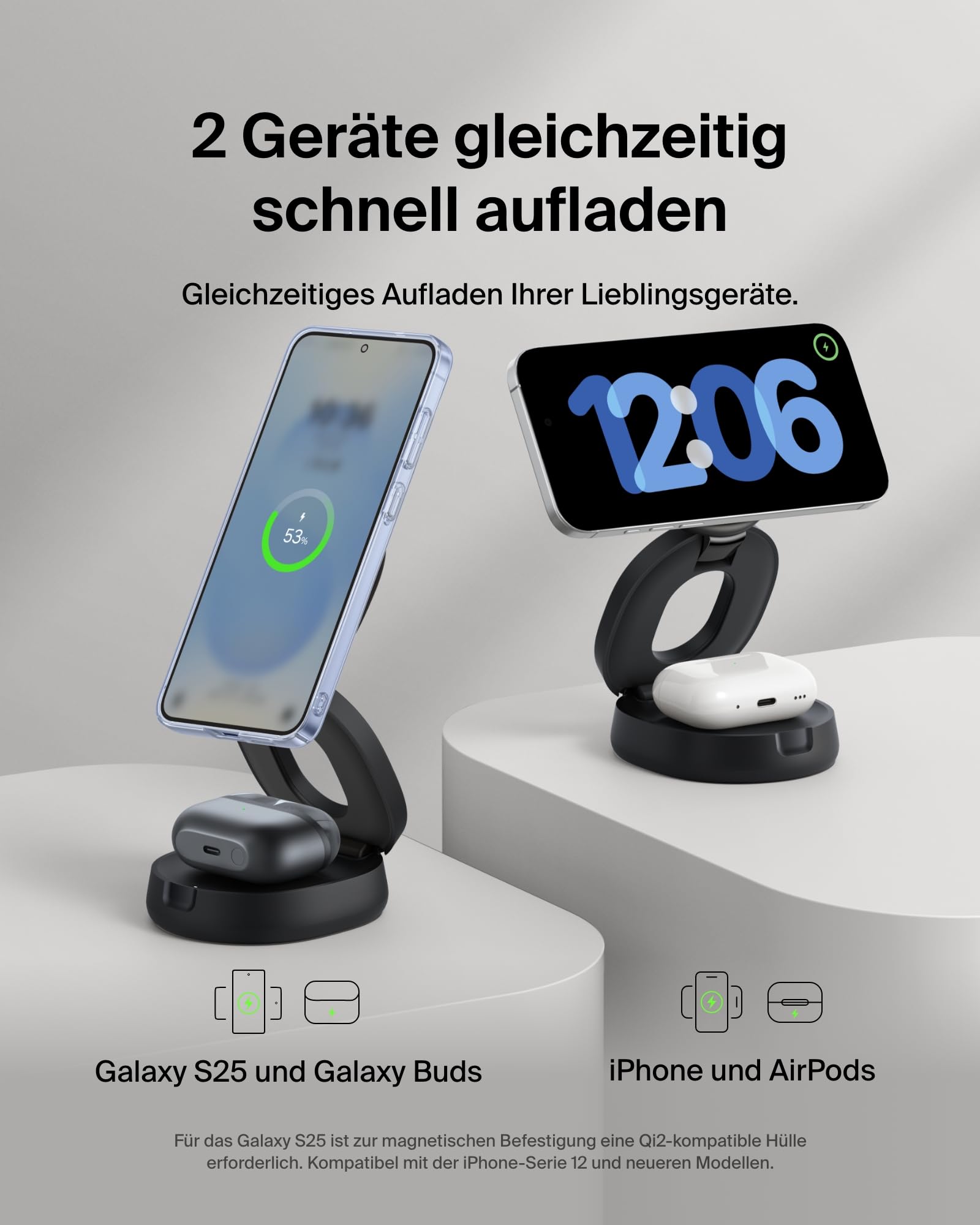 belkin-boostcharge-2-in-1-induktive-ladestation-mit-qi2-15-w-magsafe-kompatibel- image 2